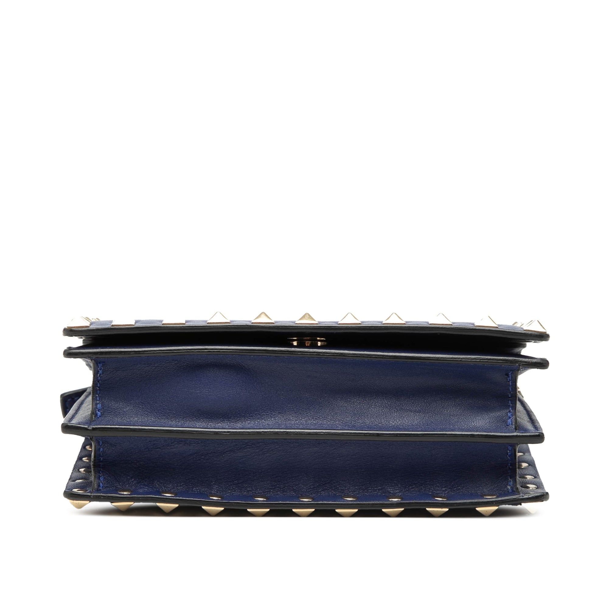 Valentino Leather Rockstud Chain Pouch