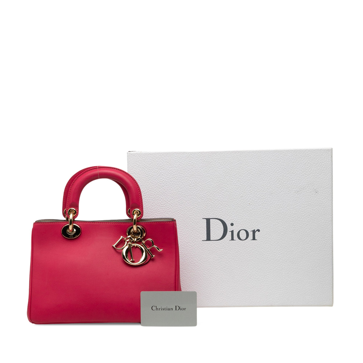 Dior Mini Leather Diorissimo Satchel