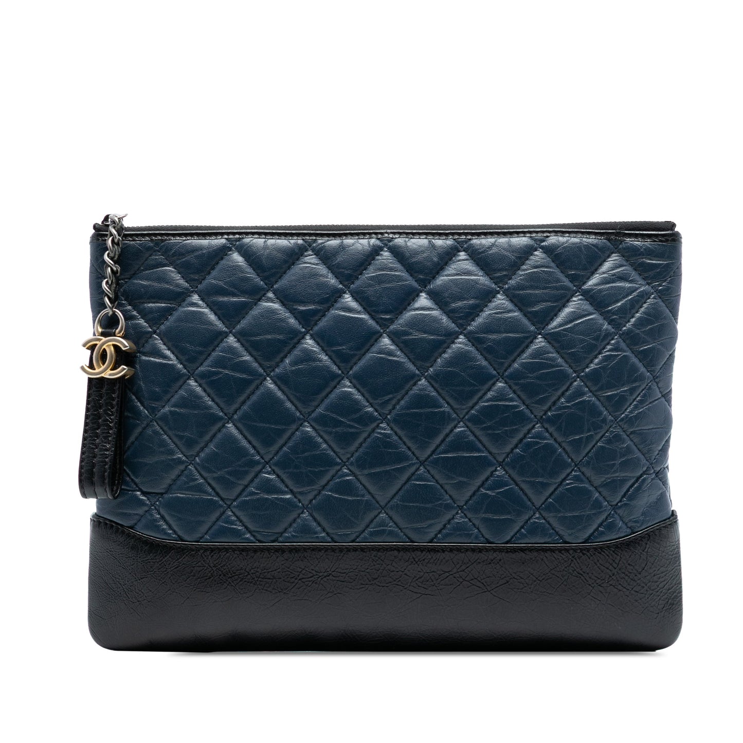 Chanel Medium Aged Calfskin Gabrielle O Case Clutch