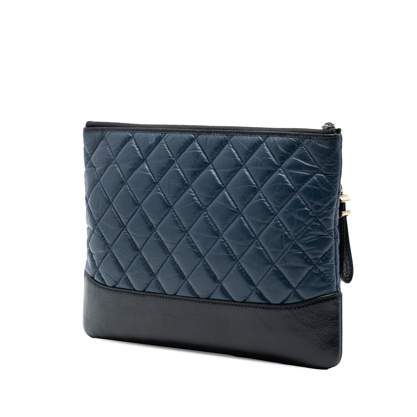 Chanel Medium Aged Calfskin Gabrielle O Case Clutch