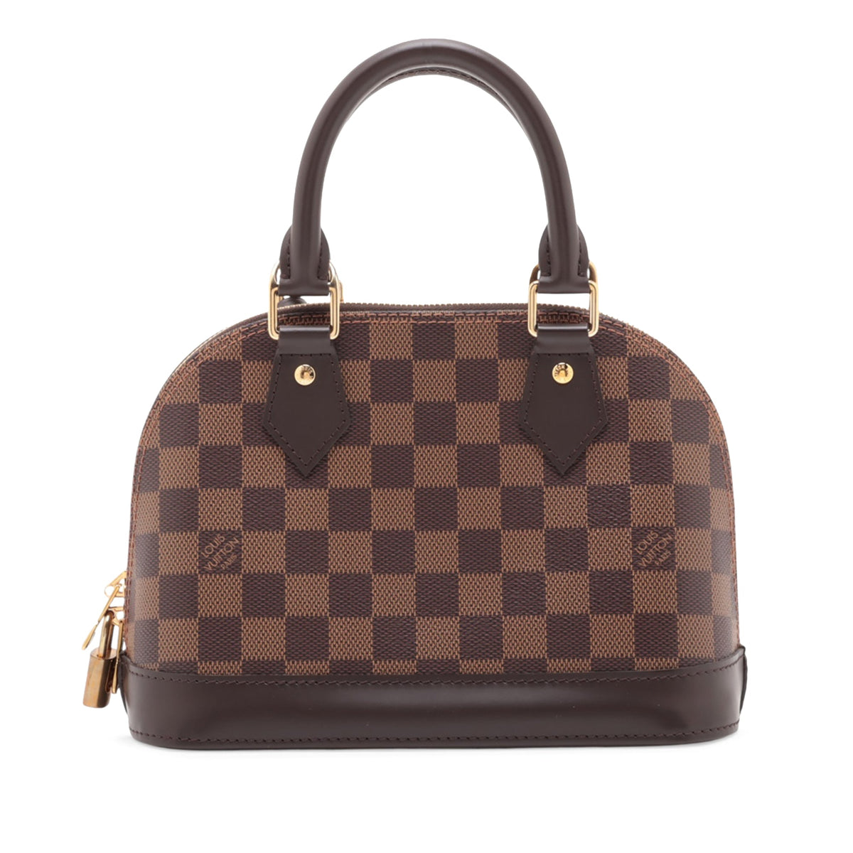 Louis Vuitton Damier Ebene Alma BB — Brown