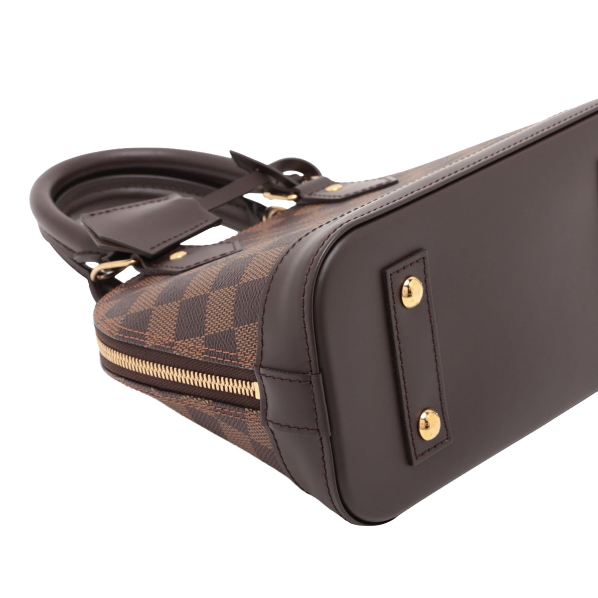 Louis Vuitton Damier Ebene Alma BB — Brown