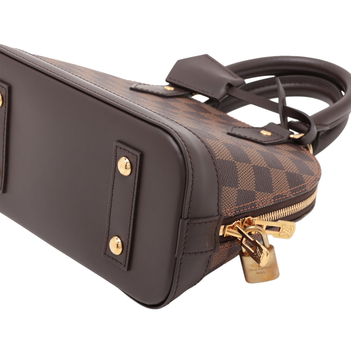 Louis Vuitton Damier Ebene Alma BB — Brown