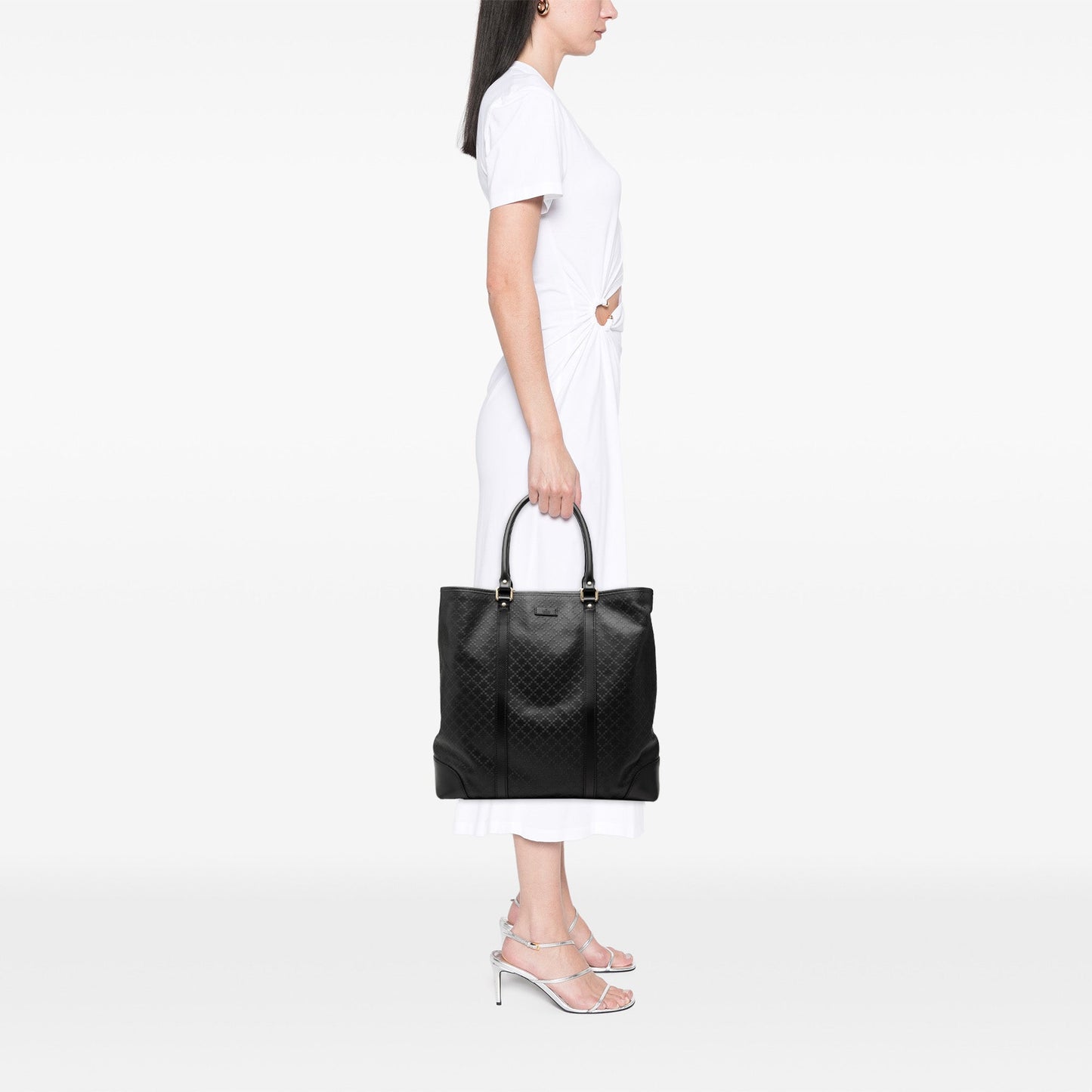 Gucci Diamante Calfskin Hilary Lux Joy Vertical Tote