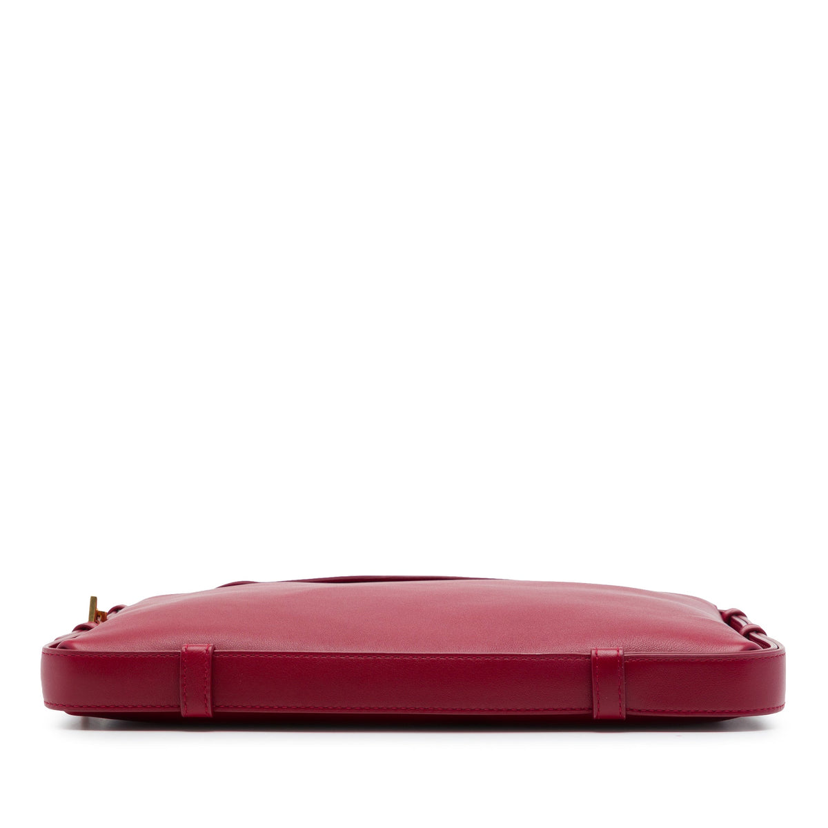 Bottega Veneta Calfskin Cradle Shoulder Bag — Red