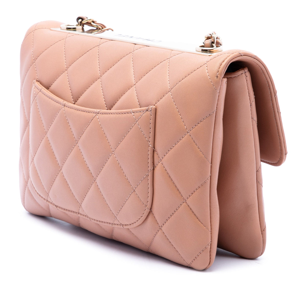 Chanel Medium Quilted Lambskin Trendy CC Flap — Brown