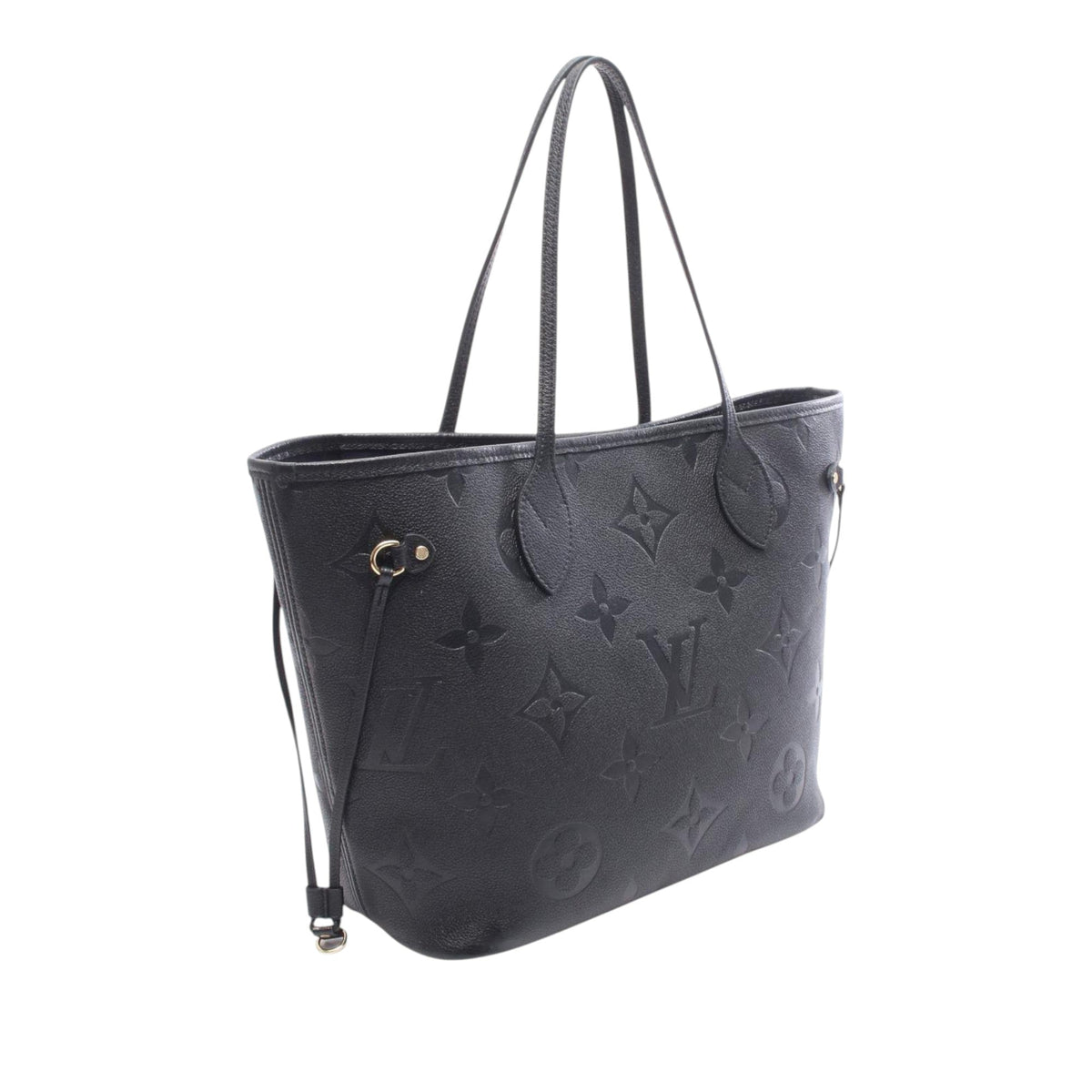 Louis Vuitton Monogram Giant Empreinte Neverfull MM — Black