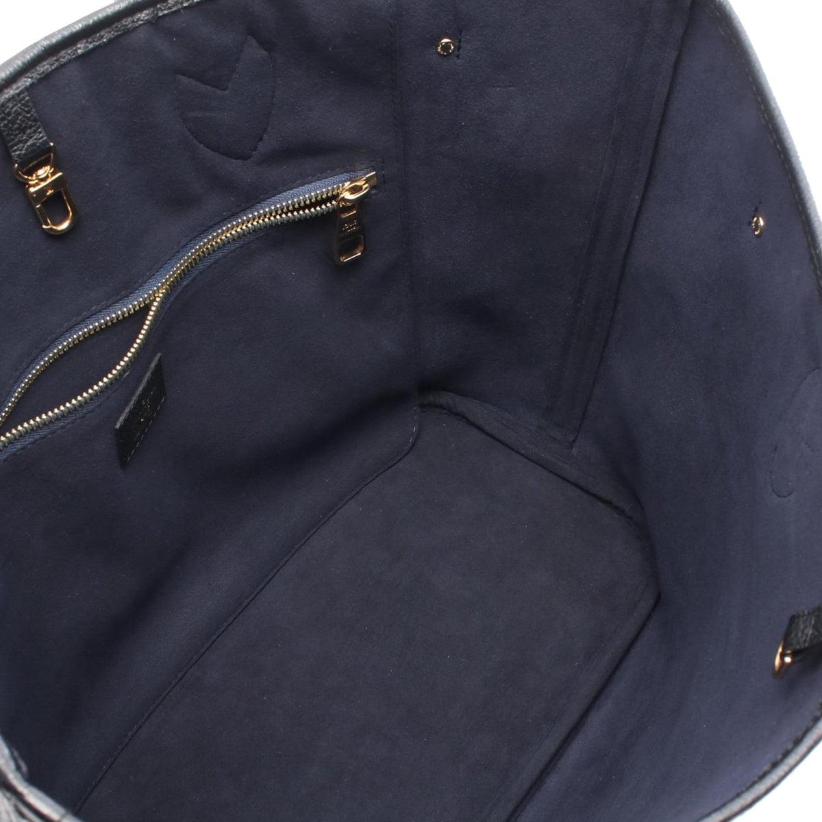 Louis Vuitton Monogram Giant Empreinte Neverfull MM — Black