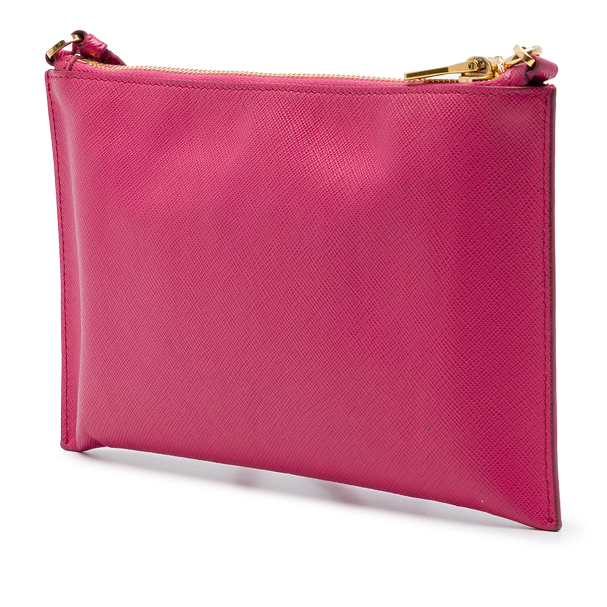 Prada Saffiano Shoulder Bag — Pink