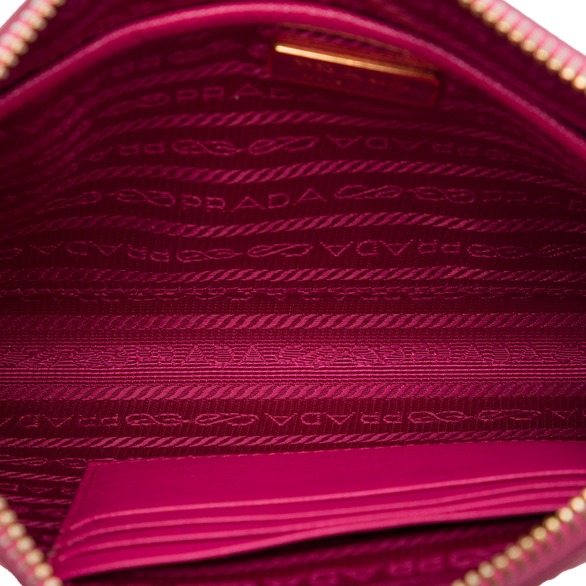 Prada Saffiano Shoulder Bag — Pink