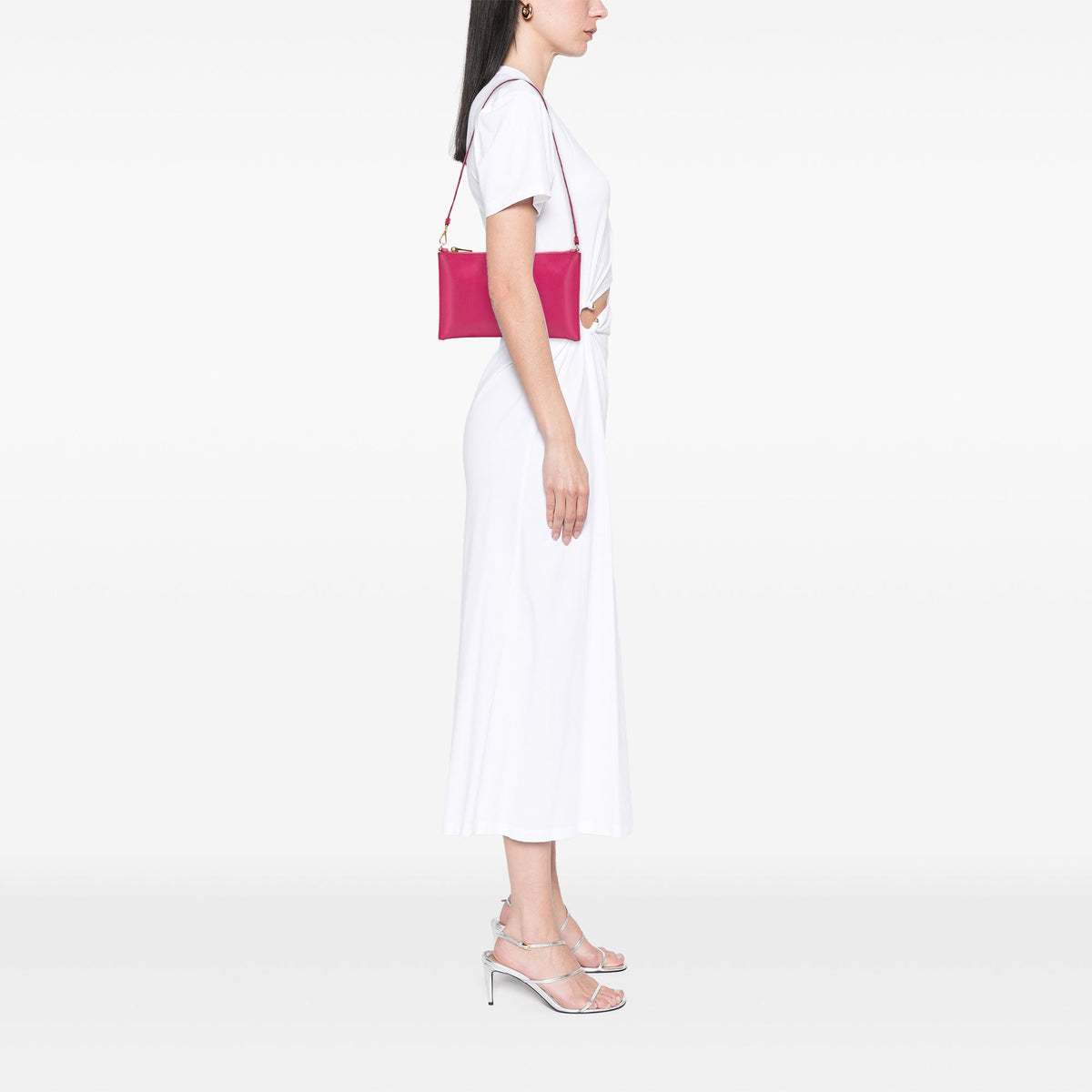 Prada Saffiano Shoulder Bag — Pink