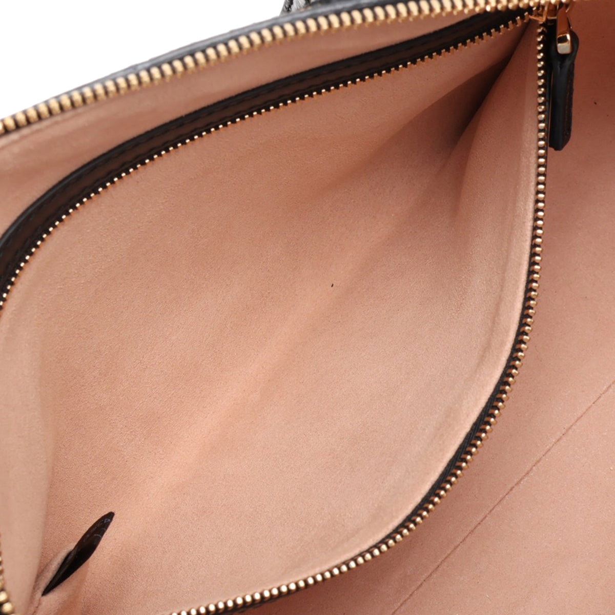 Gucci Medium Suede Web Ophidia Top Handle Bag — Black