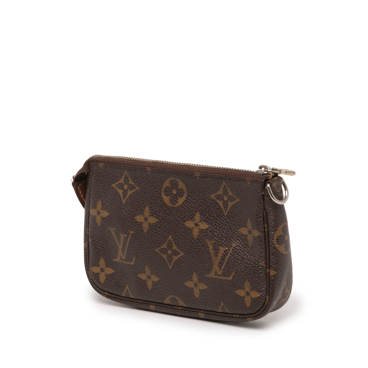 Louis Vuitton Monogram Mini Pochette Accessoires — Brown
