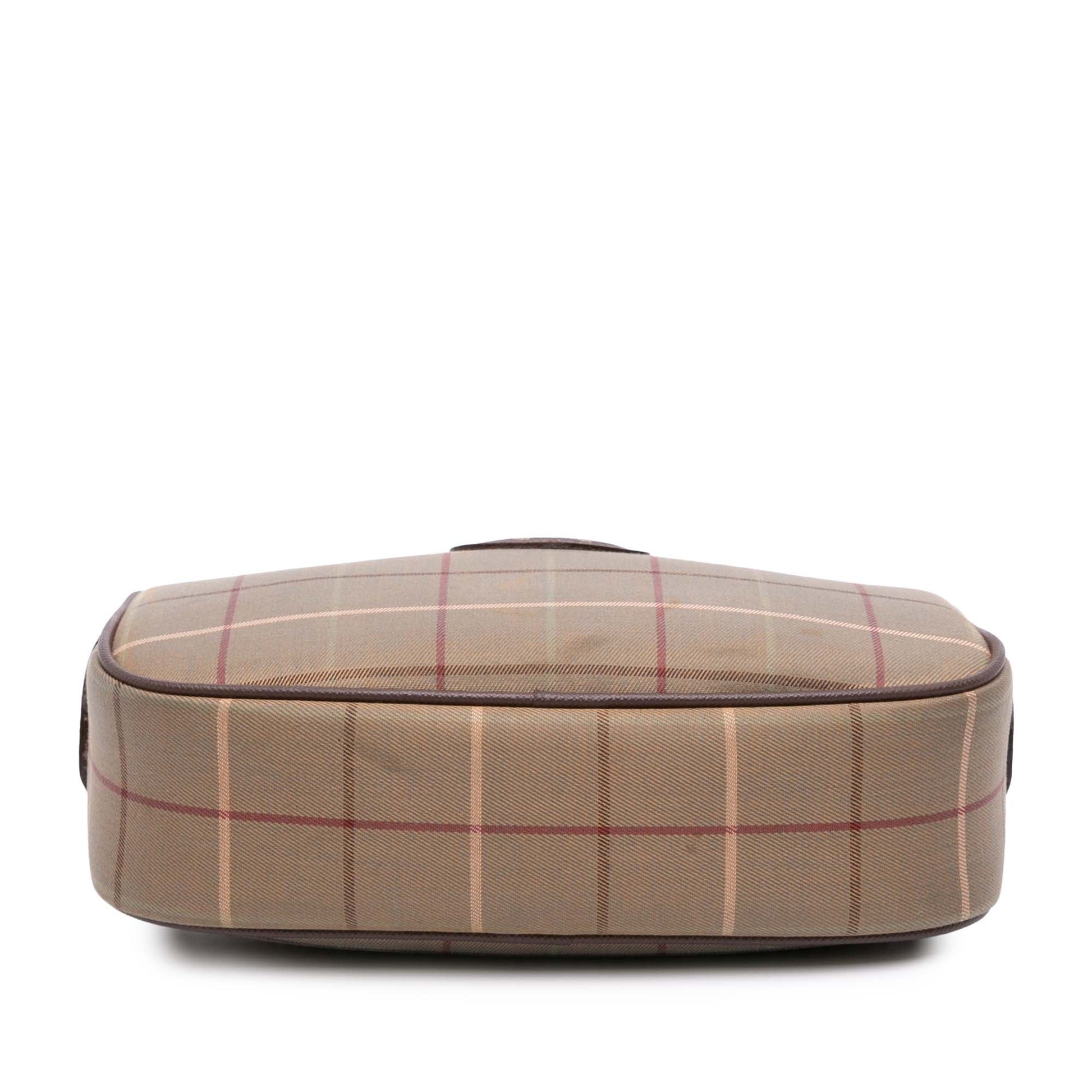 Burberry Vintage Check Canvas Clutch