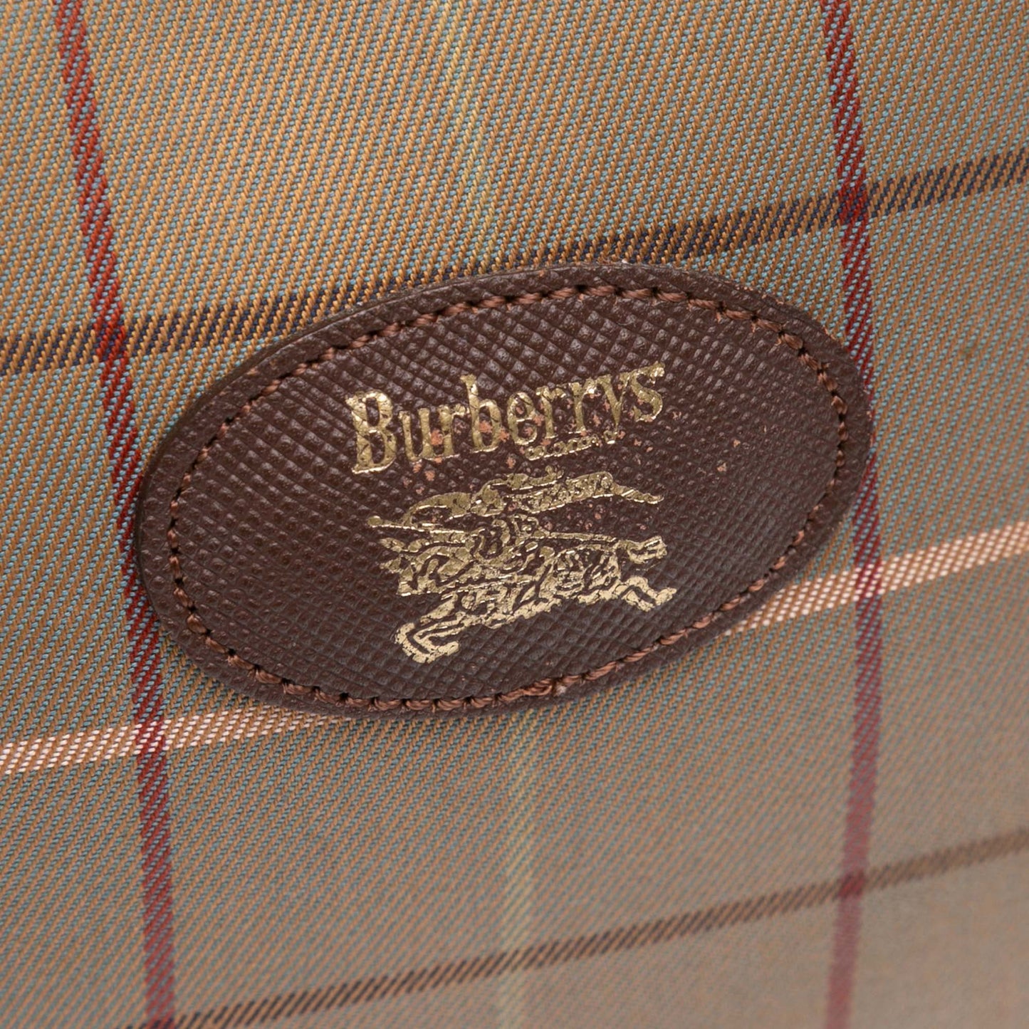 Burberry Vintage Check Canvas Clutch
