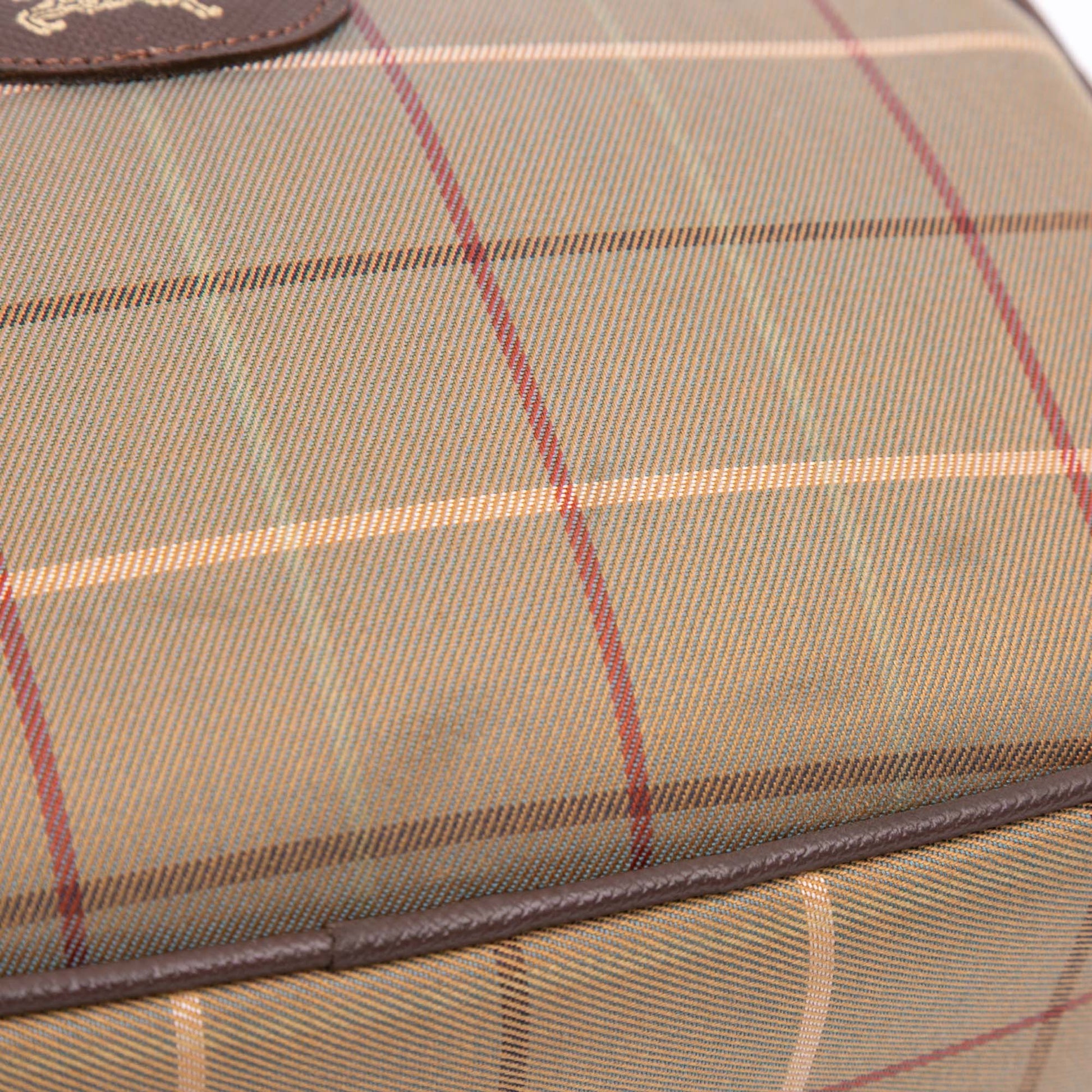 Burberry Vintage Check Canvas Clutch