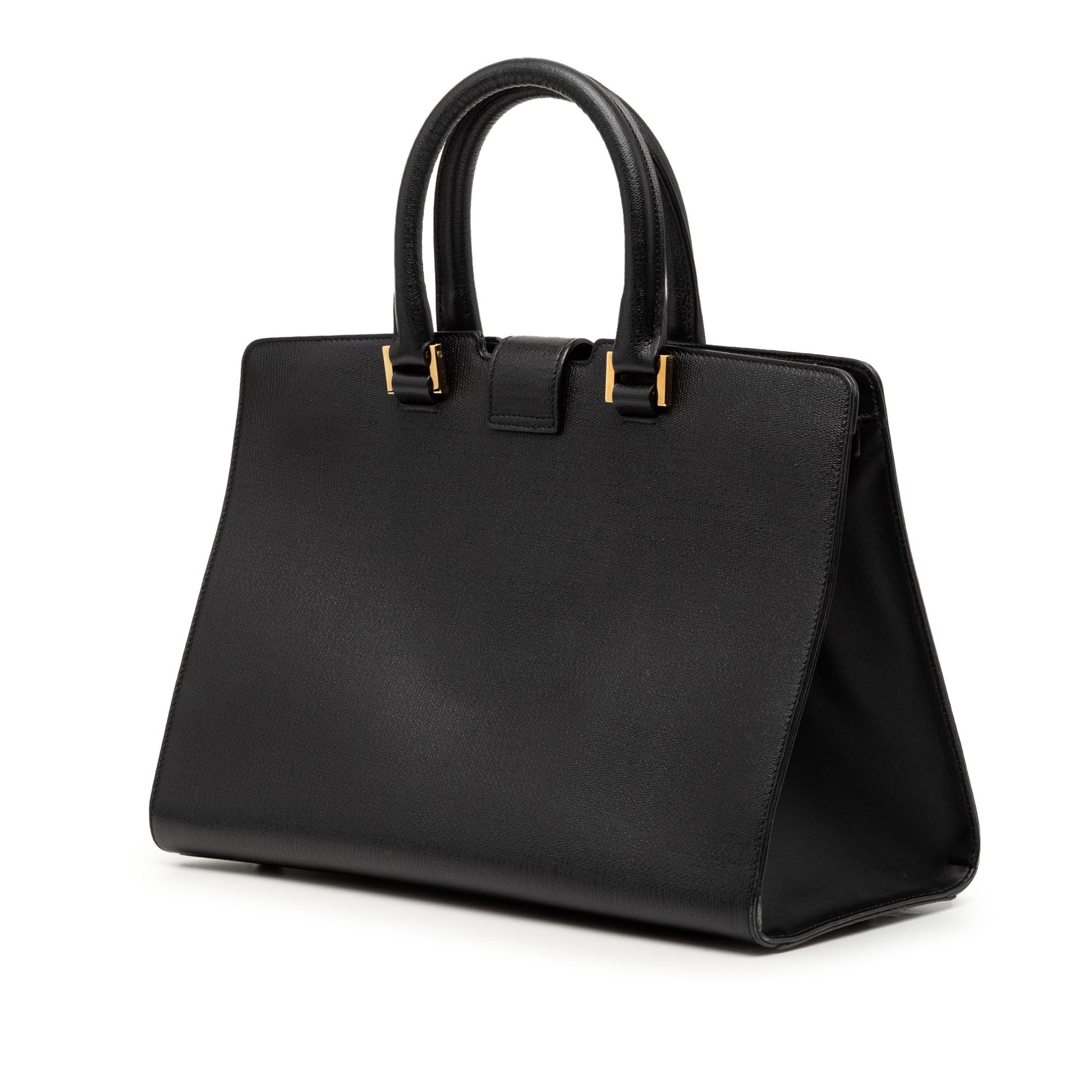 Saint Laurent Small Textured Leather Cabas Chyc Satchel