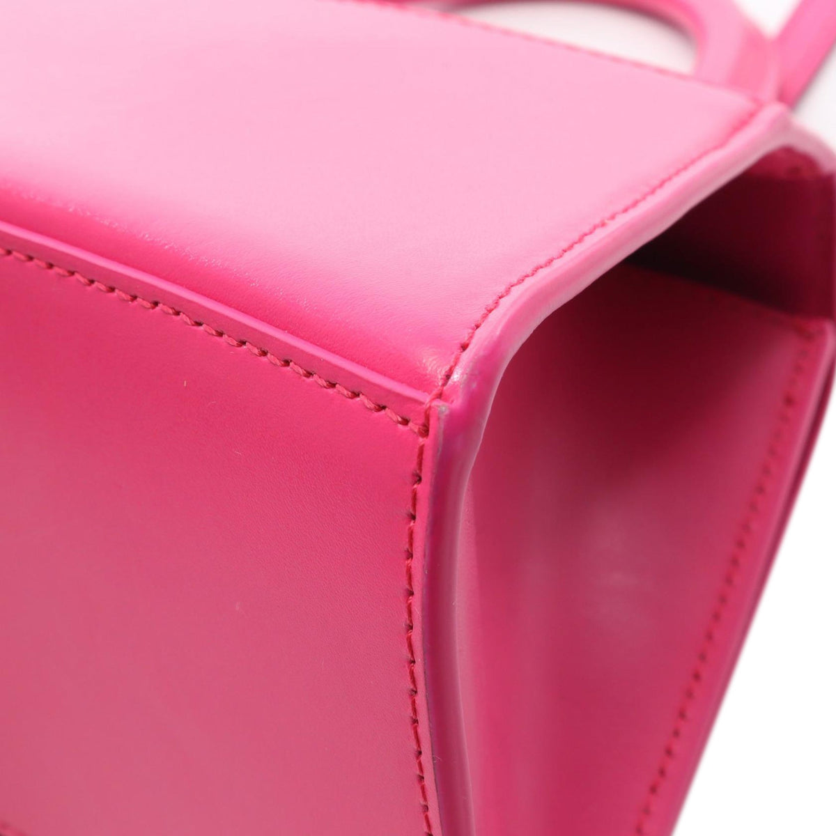 Balenciaga Small Shiny Box Calfskin Hourglass Top Handle Bag