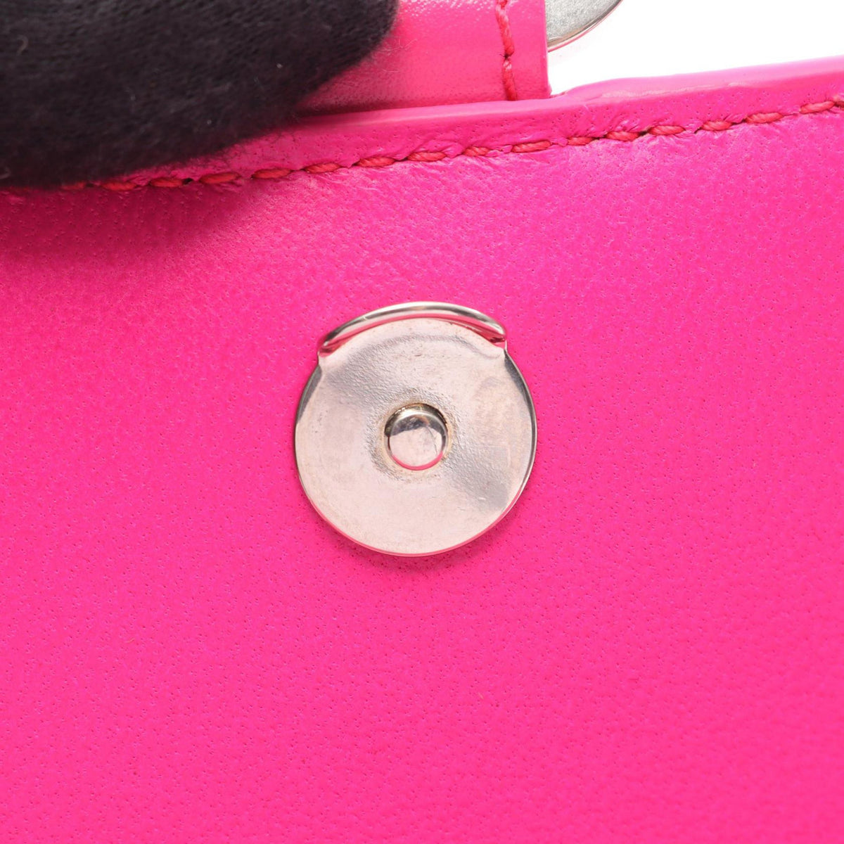 Balenciaga Small Shiny Box Calfskin Hourglass Top Handle Bag