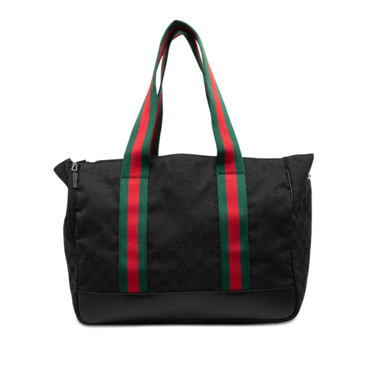 Gucci GG Canvas Web Dog Carrier Bag