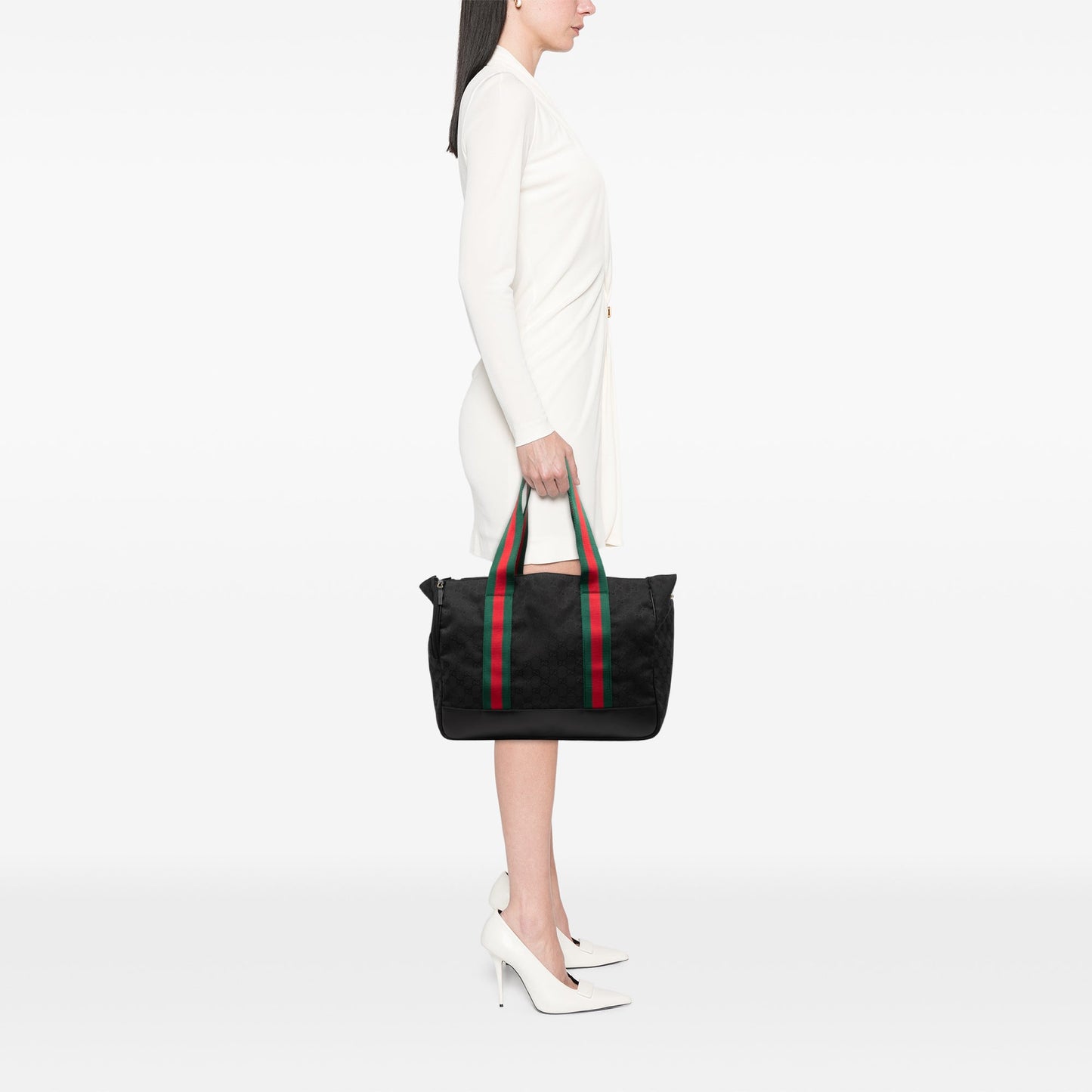 Gucci GG Canvas Web Dog Carrier Bag