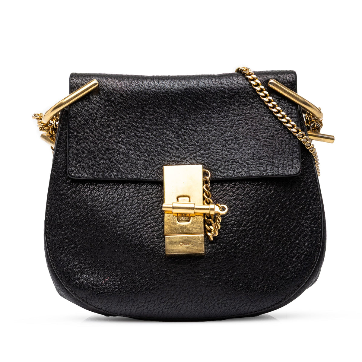 Chloé Mini Leather Drew Crossbody