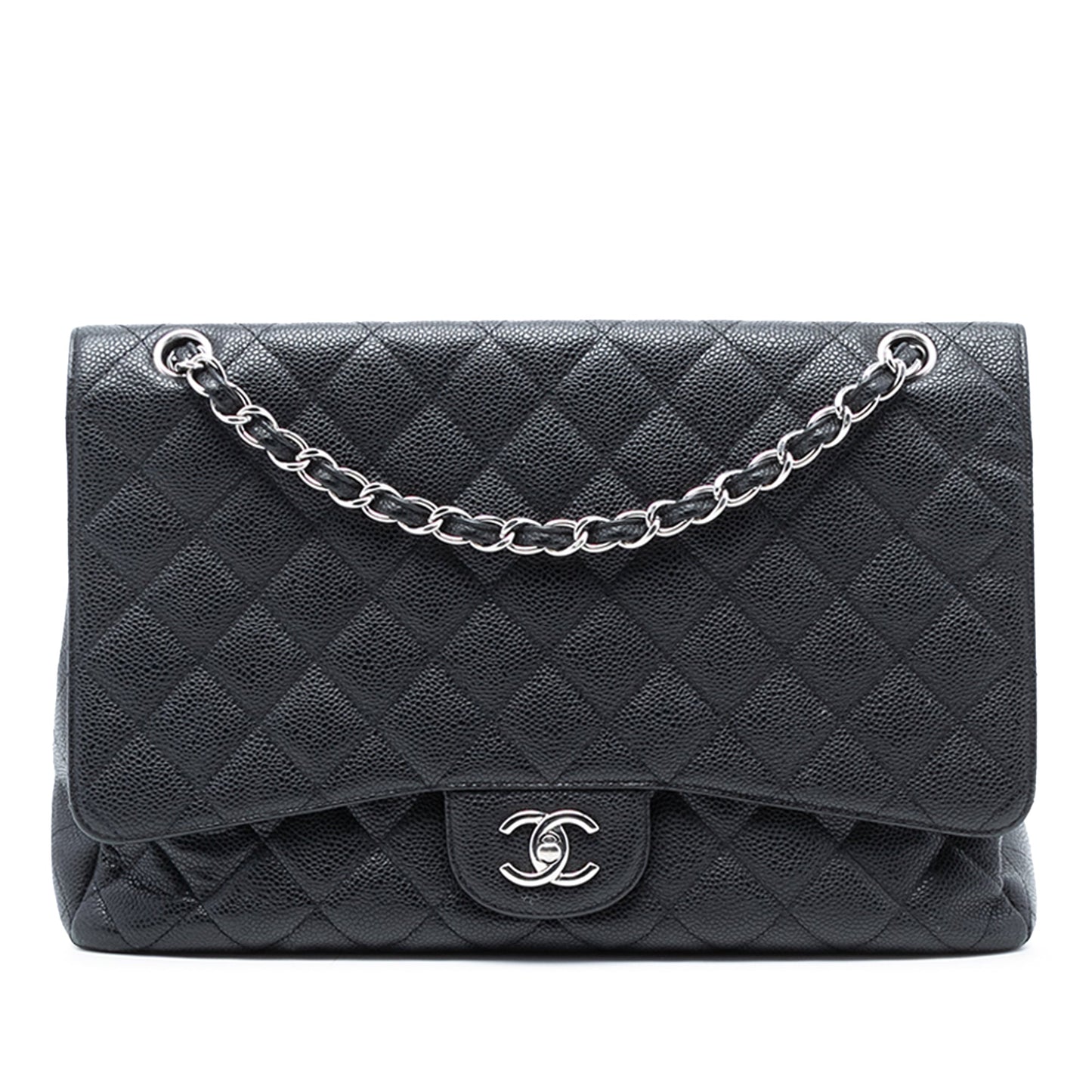 Chanel Maxi Classic Caviar Single Flap