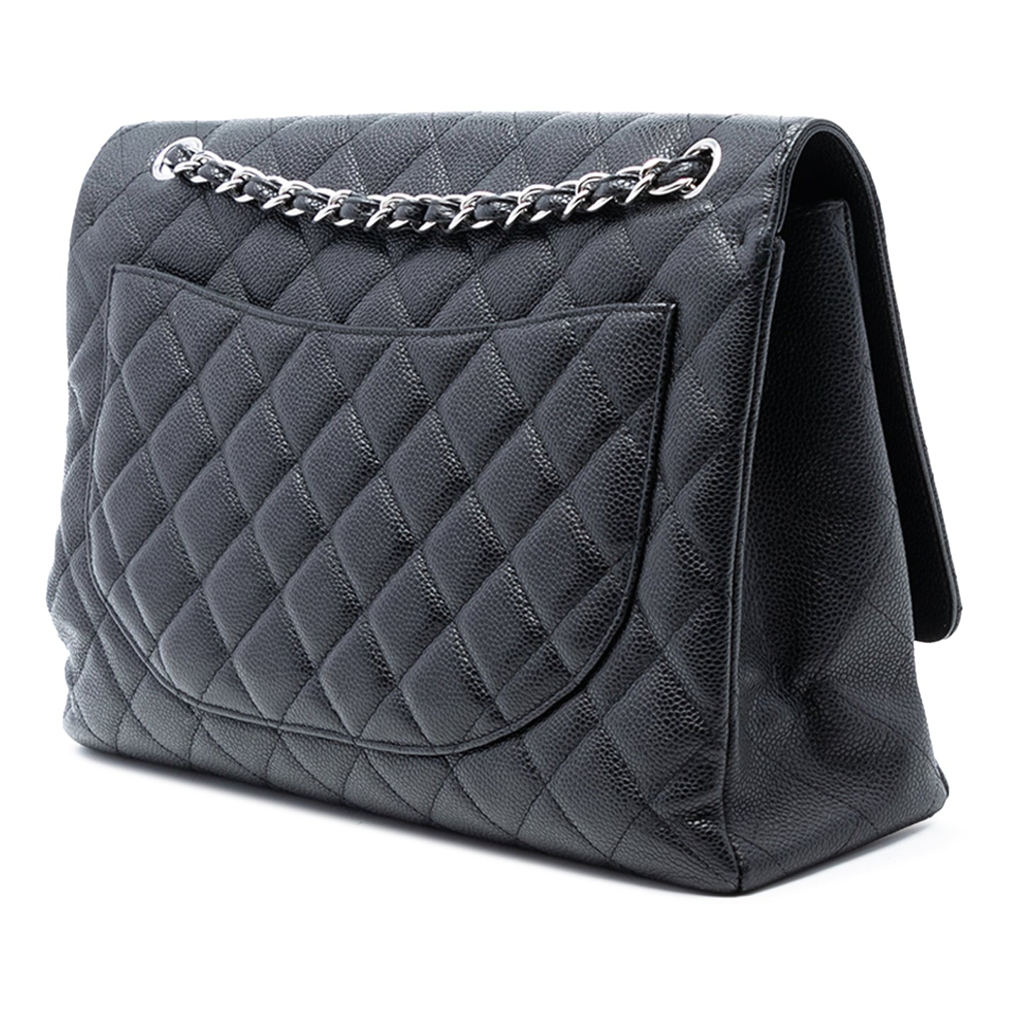 Chanel Maxi Classic Caviar Single Flap