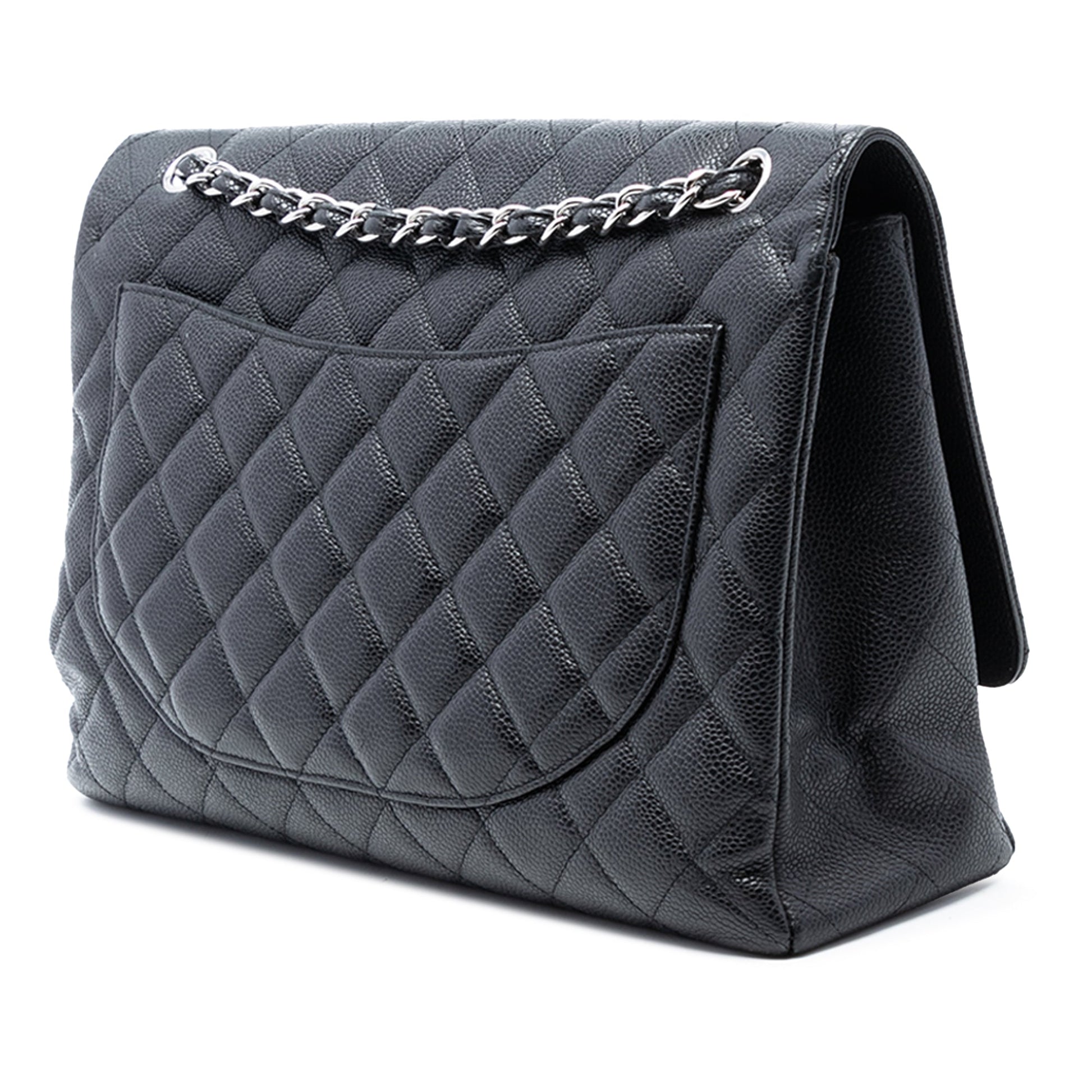 Chanel Maxi Classic Caviar Single Flap