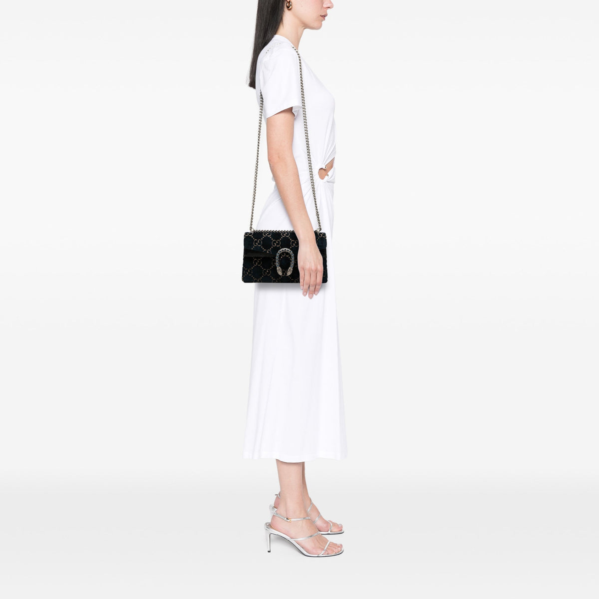 Gucci Medium GG Velvet Dionysus Crossbody