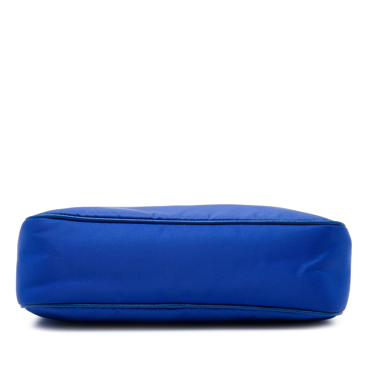 Prada Saffiano Trimmed Tessuto Re Edition 2005 Satchel — Blue