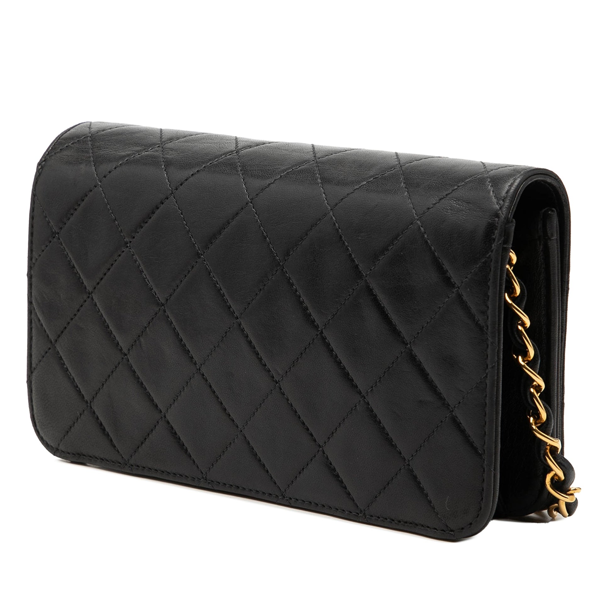 Chanel CC Quilted Lambskin Full Single Flap