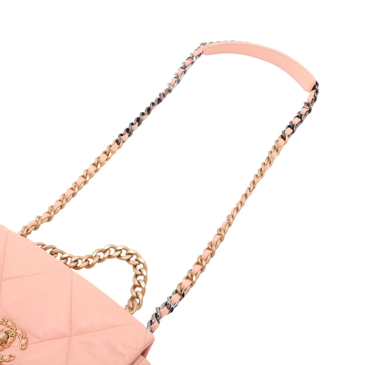 Chanel Medium Lambskin 19 Flap — Pink