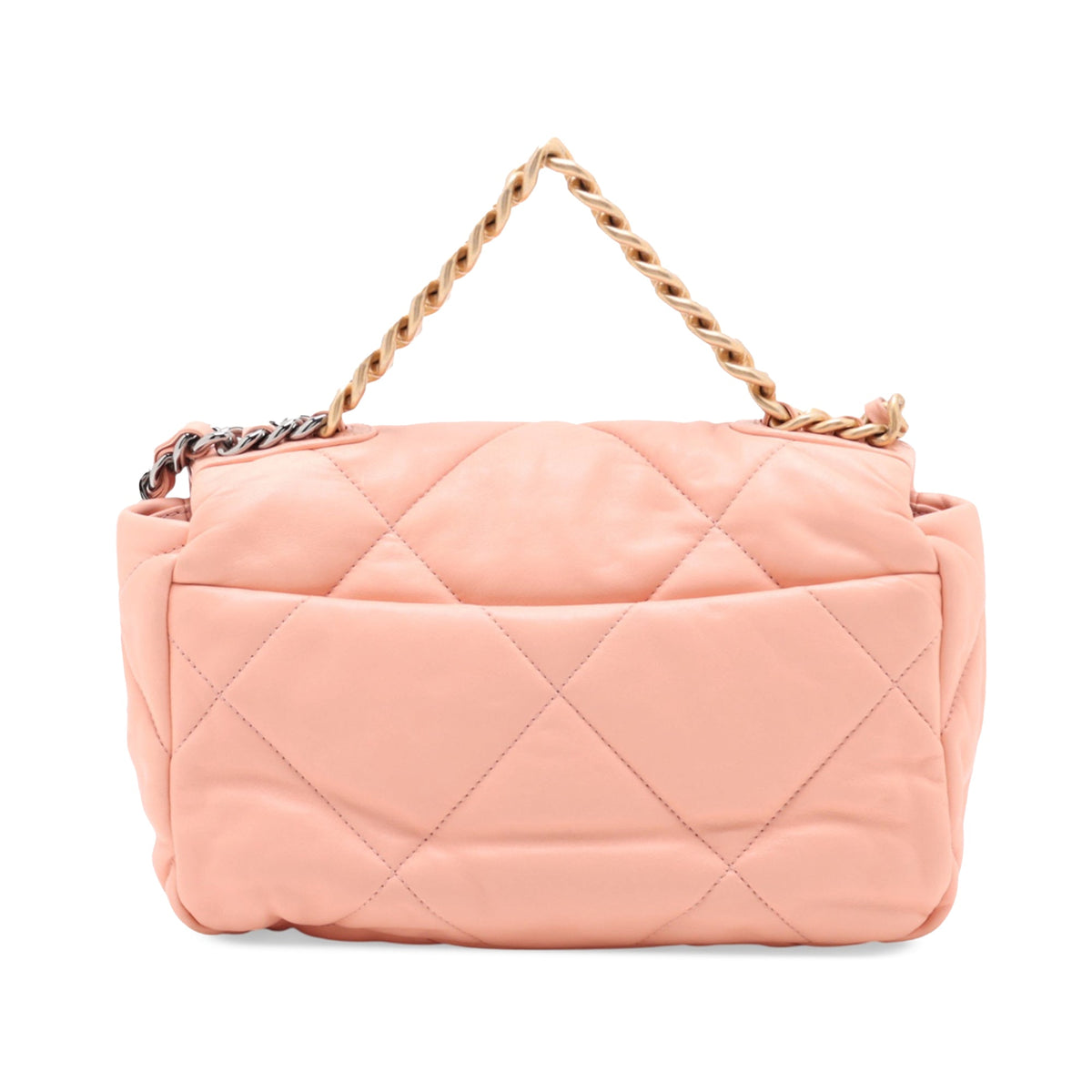 Chanel Medium Lambskin 19 Flap — Pink