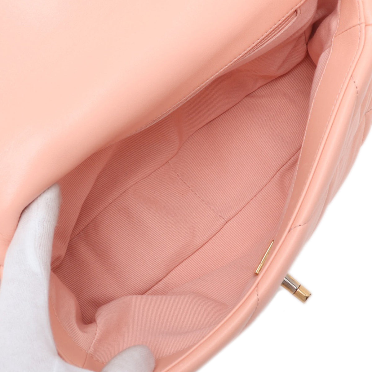 Chanel Medium Lambskin 19 Flap — Pink
