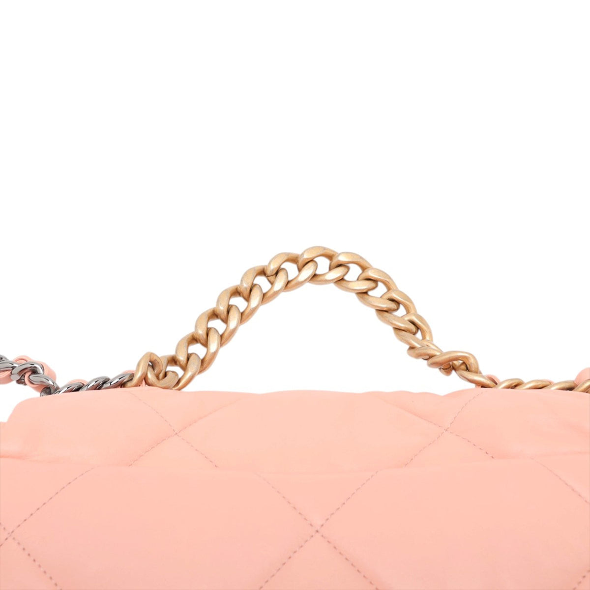 Chanel Medium Lambskin 19 Flap — Pink