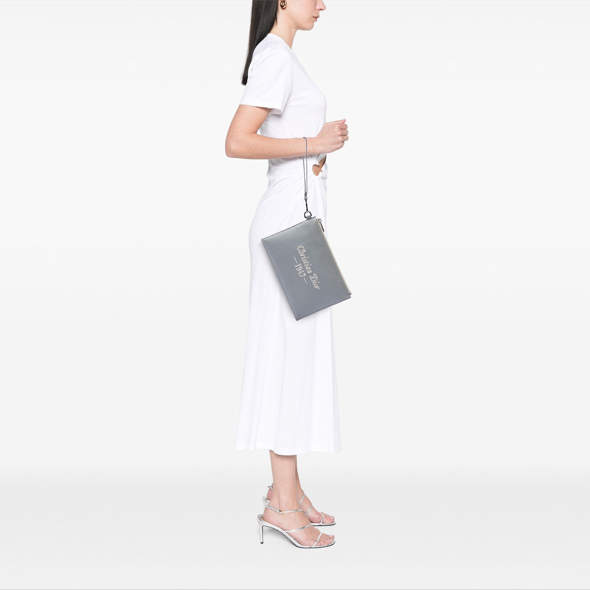 Dior Grained Calfskin 1947 Signature A5 Pouch