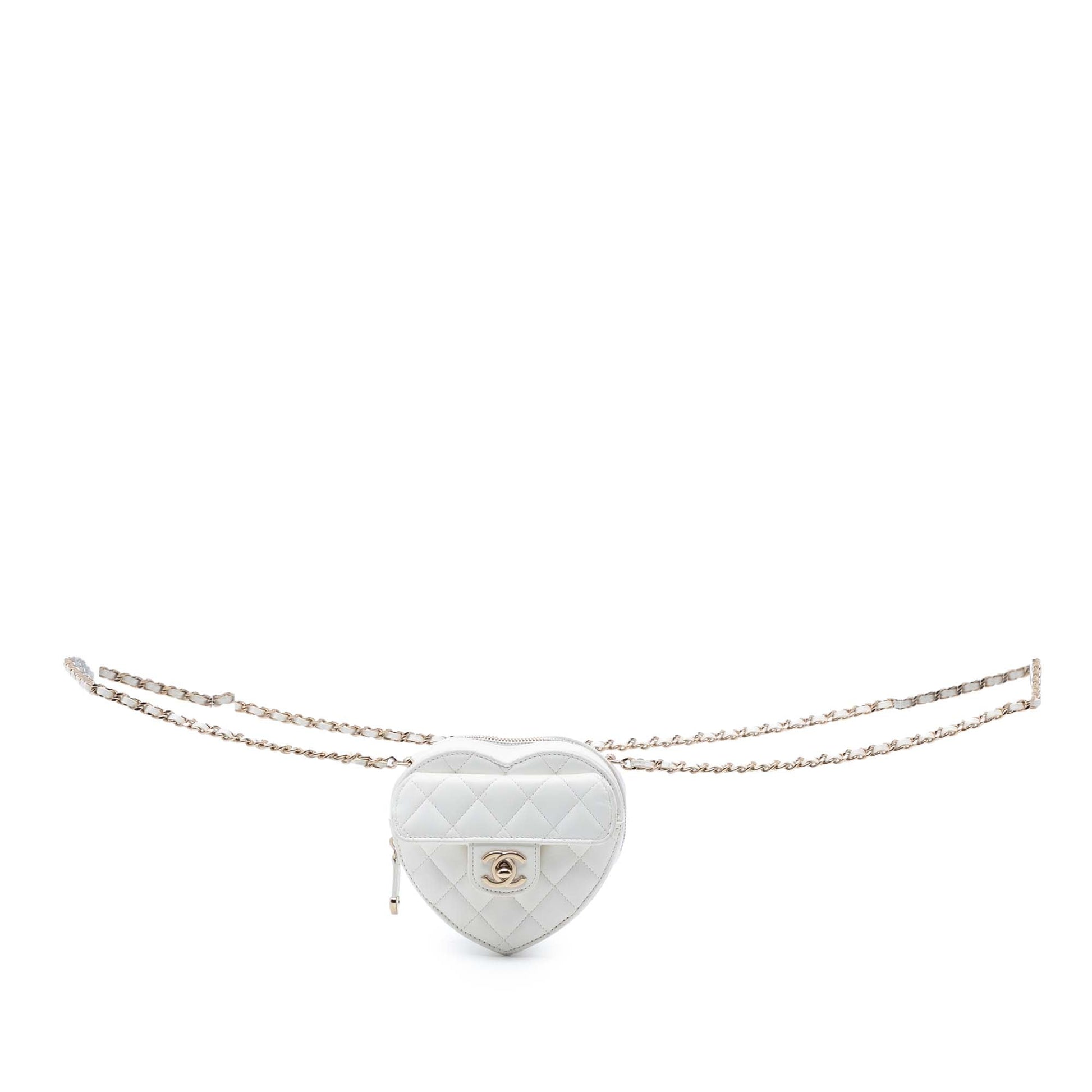 Chanel Mini Lambskin CC in Love Heart Crossbody