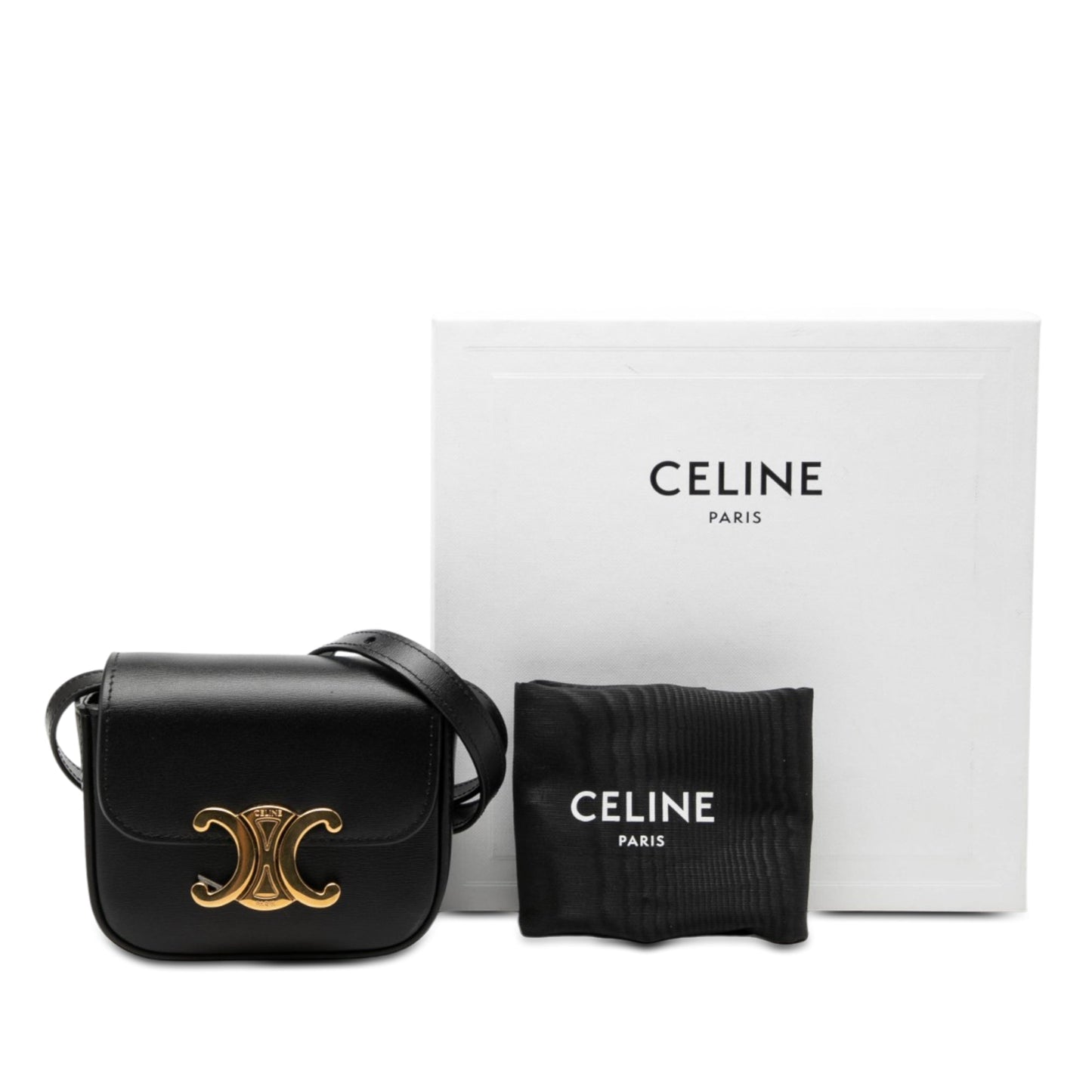 Celine Mini Calfskin Claude Crossbody