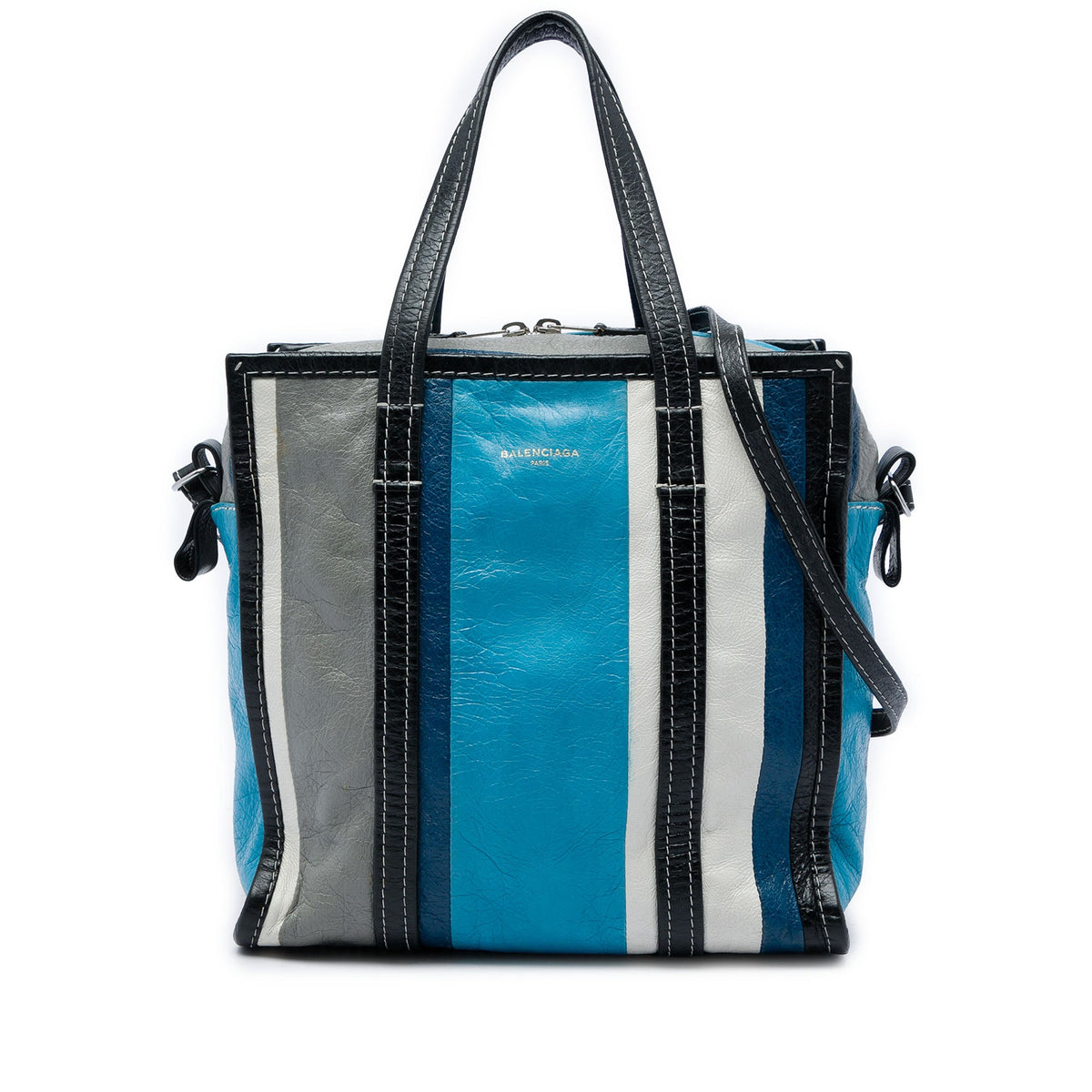 Balenciaga Lambskin Bazar Shopper Satchel S