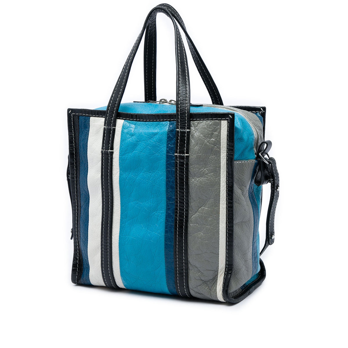 Balenciaga Lambskin Bazar Shopper Satchel S