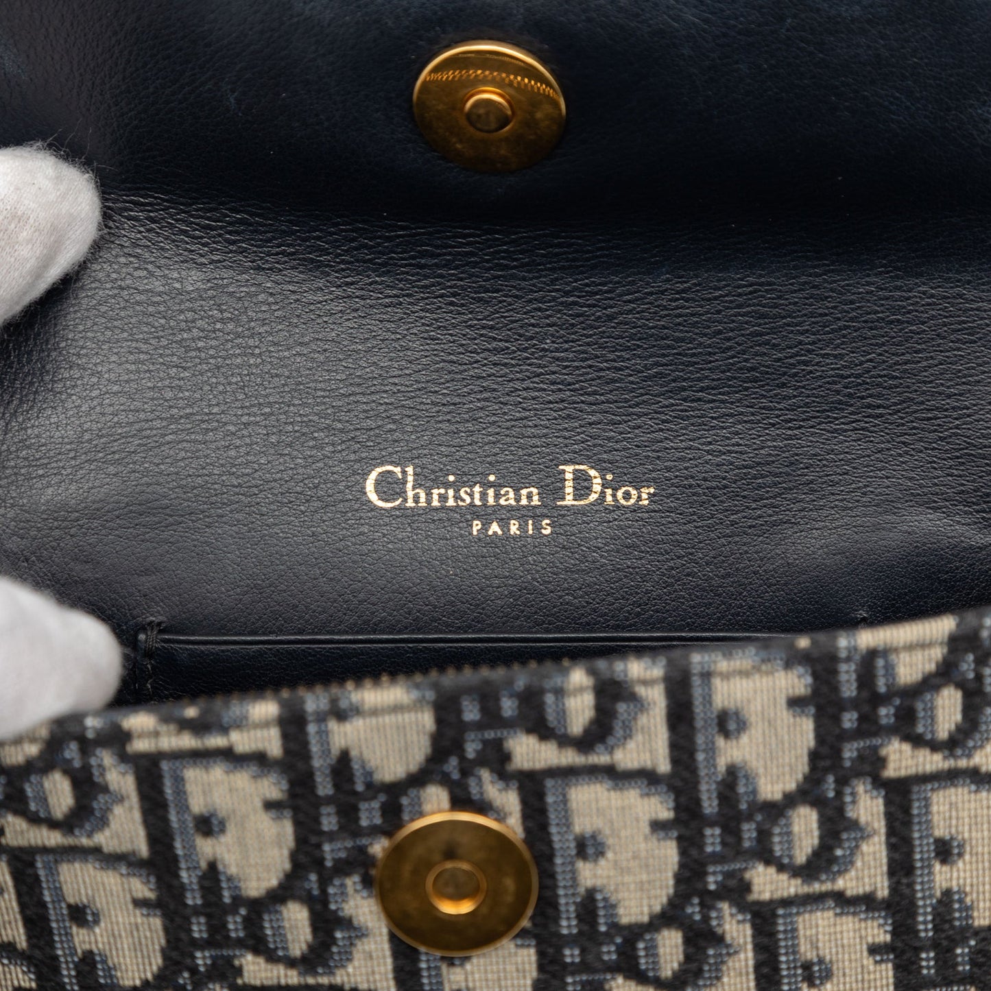 Dior Oblique Canvas Saddle Belt Bag
