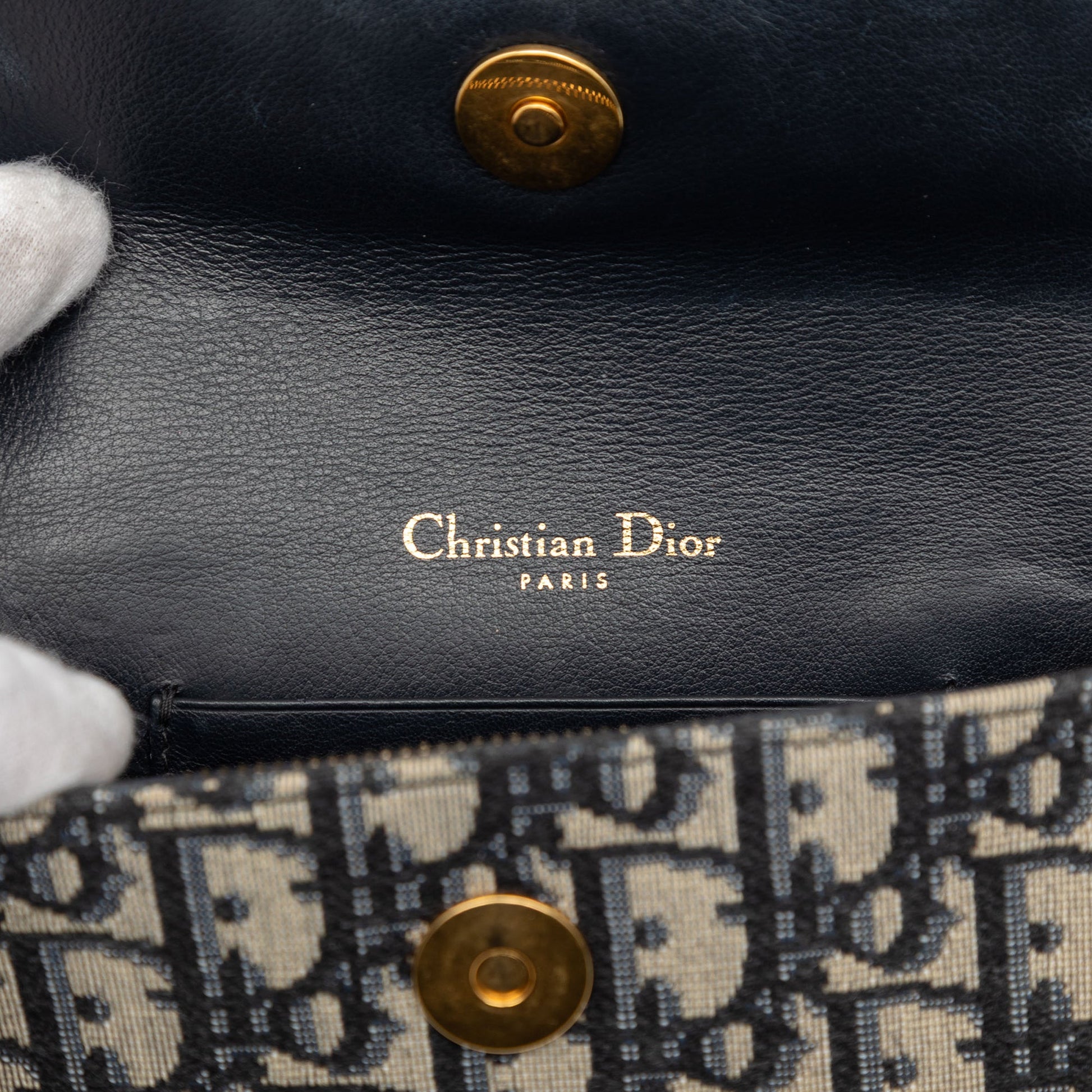Dior Oblique Canvas Saddle Belt Bag