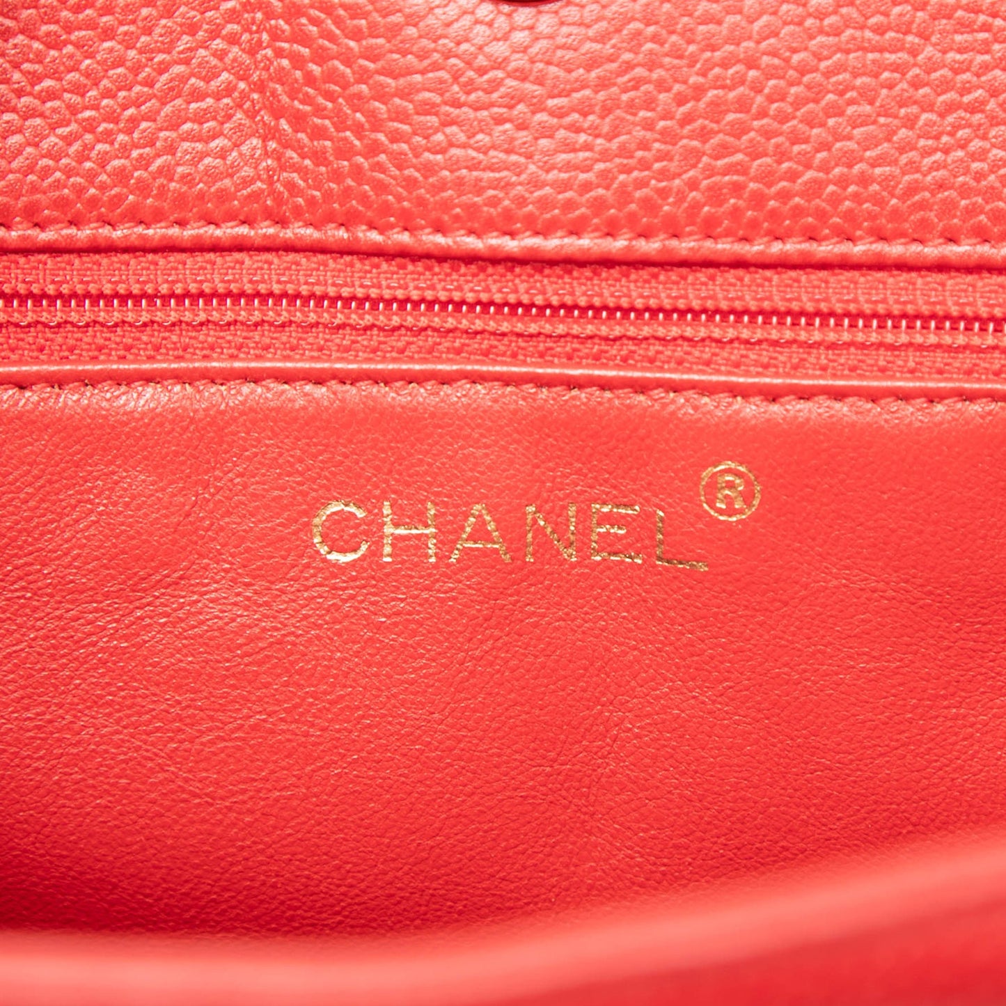 Chanel CC Caviar Turn Lock Chain Tote