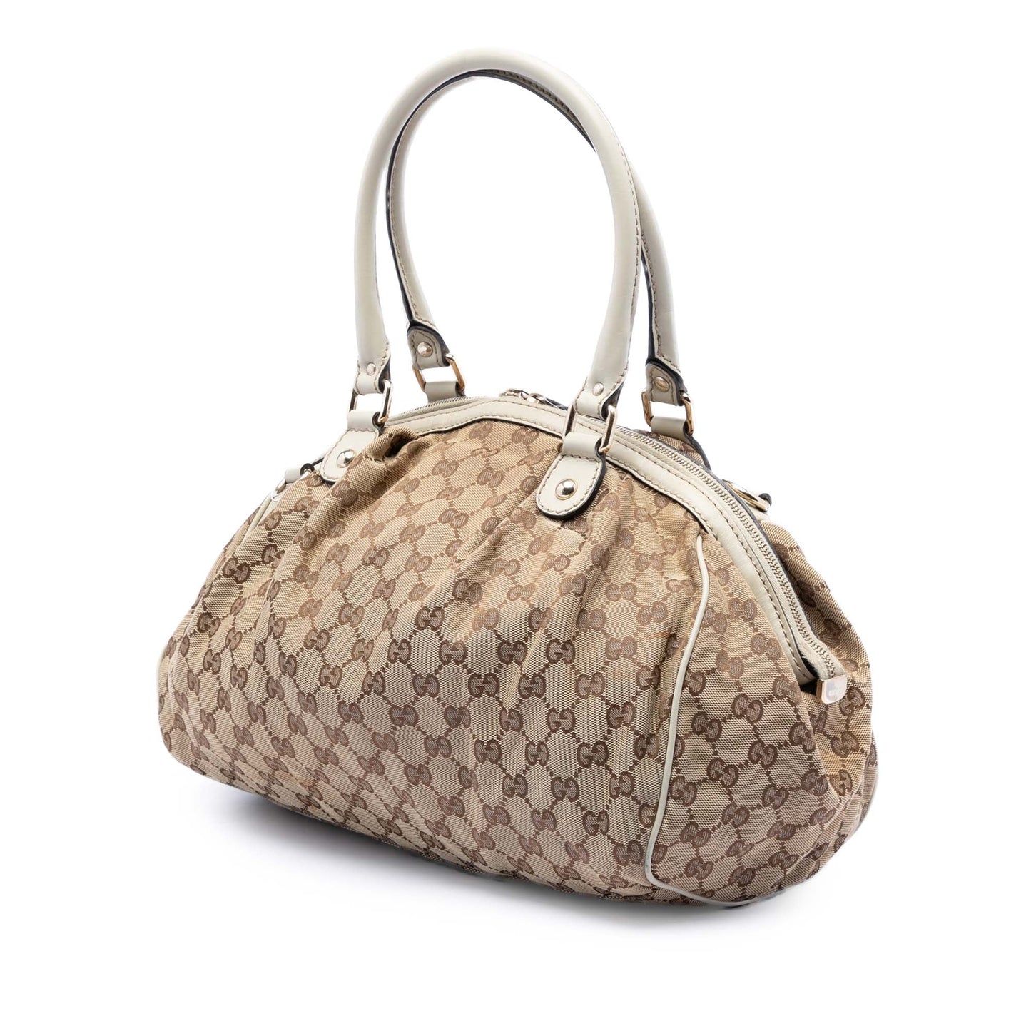 Gucci GG Canvas Sukey Satchel