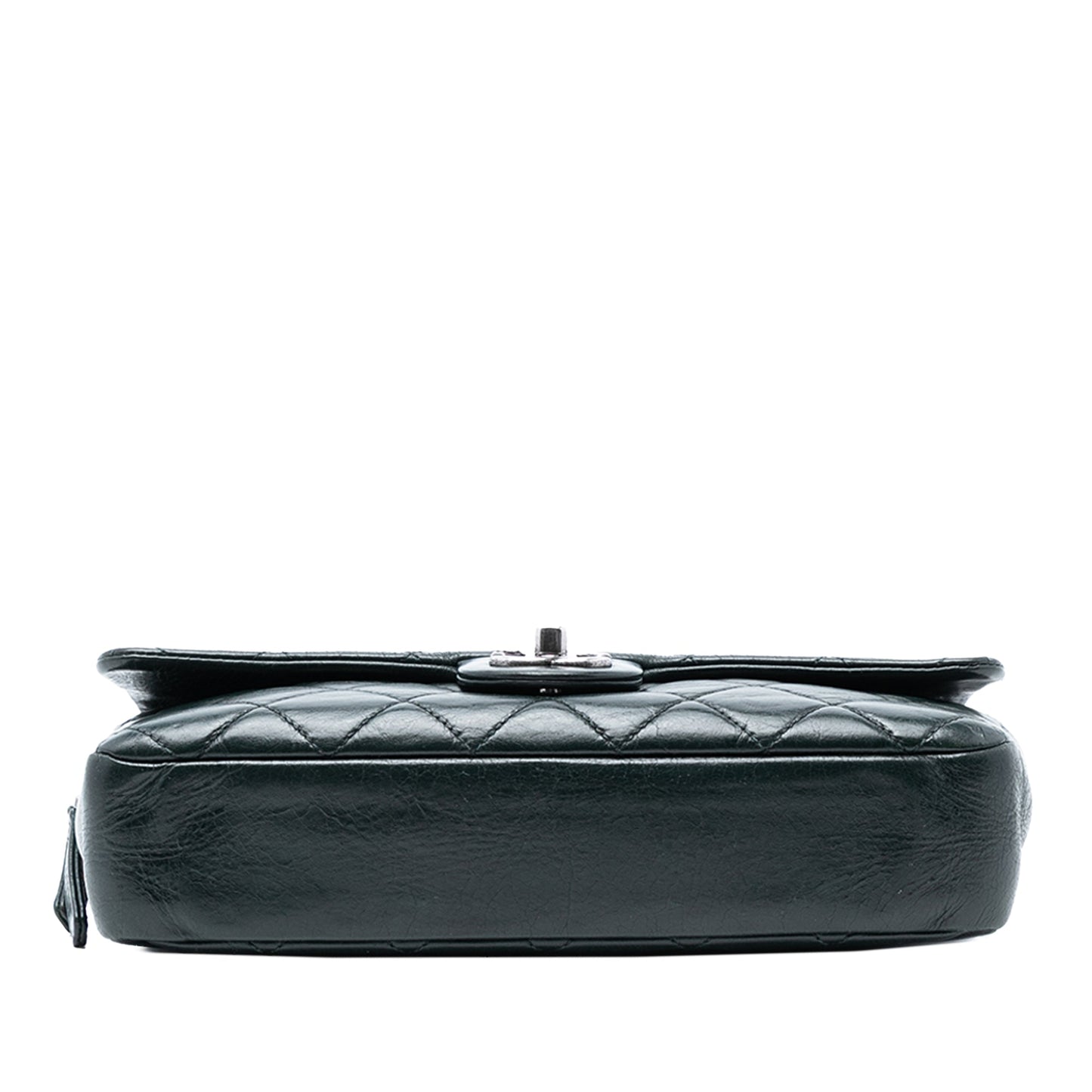 Chanel Medium Glazed Calfskin Duo Color Flap