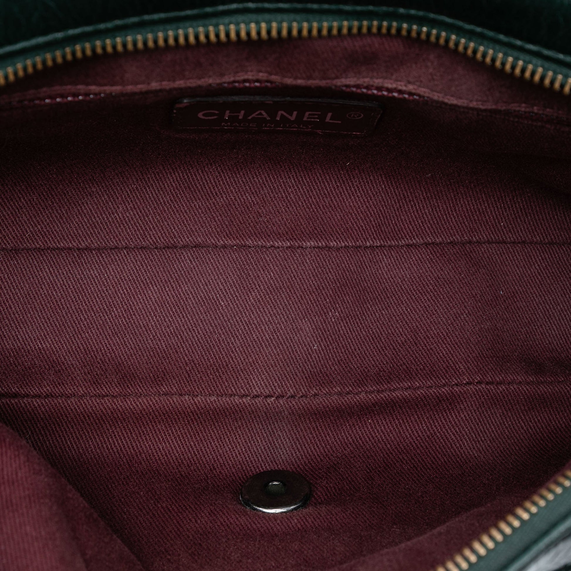 Chanel Medium Glazed Calfskin Duo Color Flap