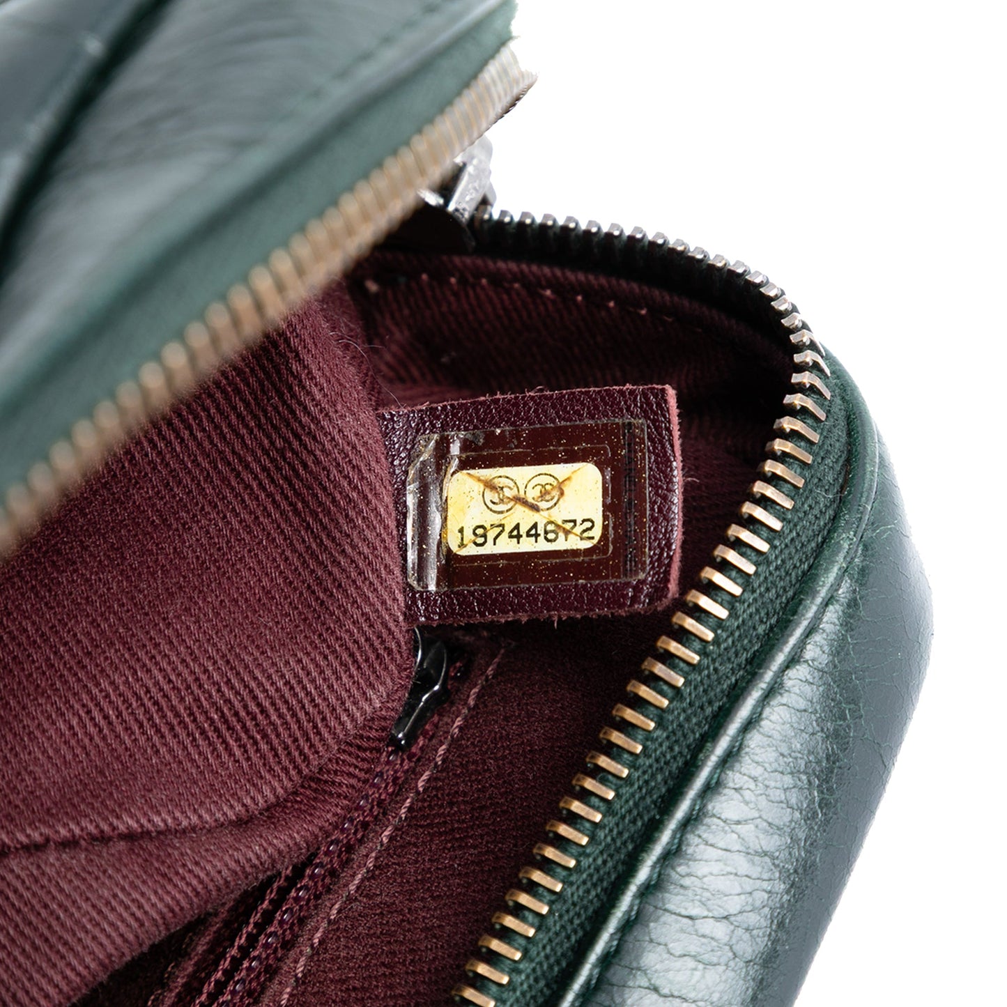 Chanel Medium Glazed Calfskin Duo Color Flap