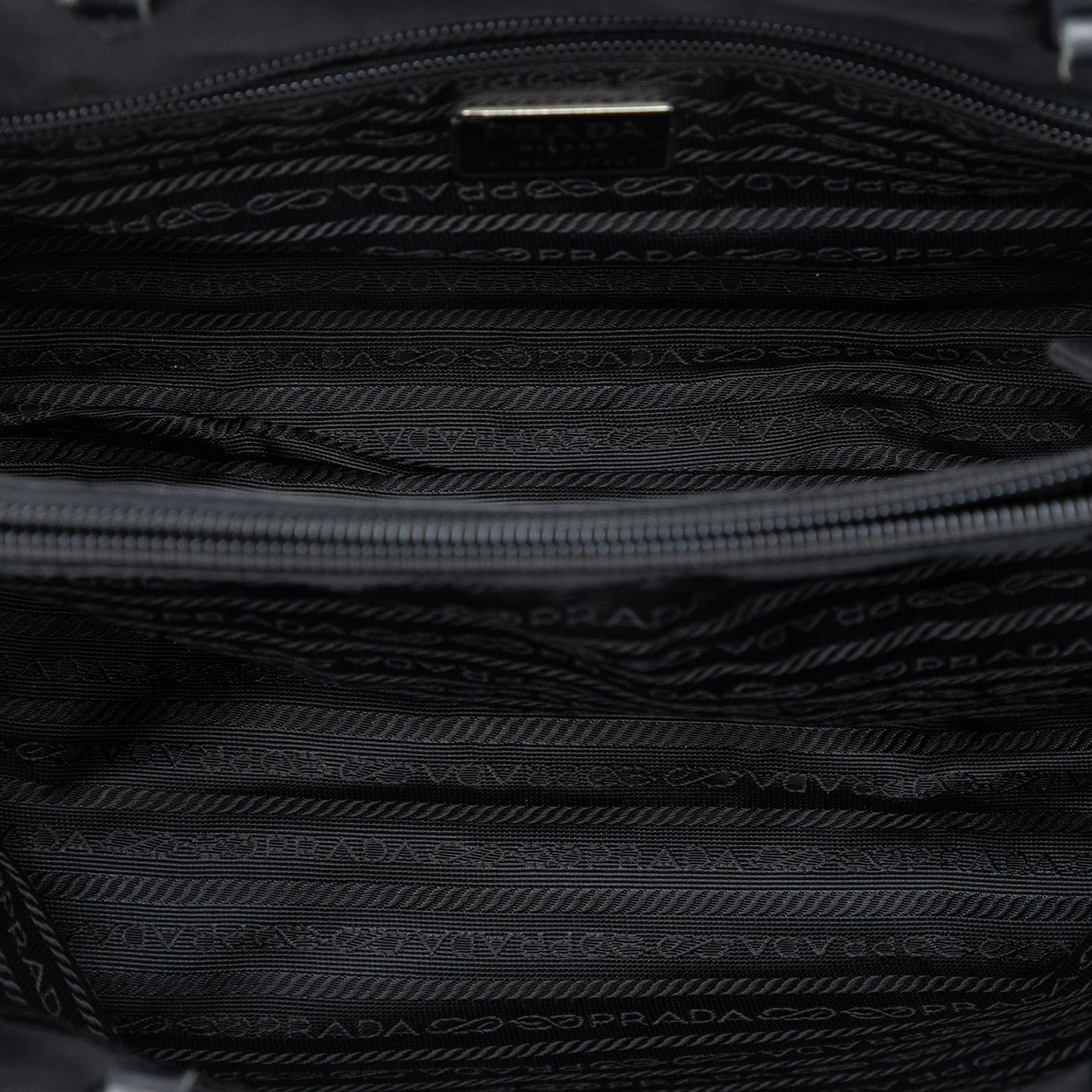 Prada Impuntu Tessuto Chain Tote