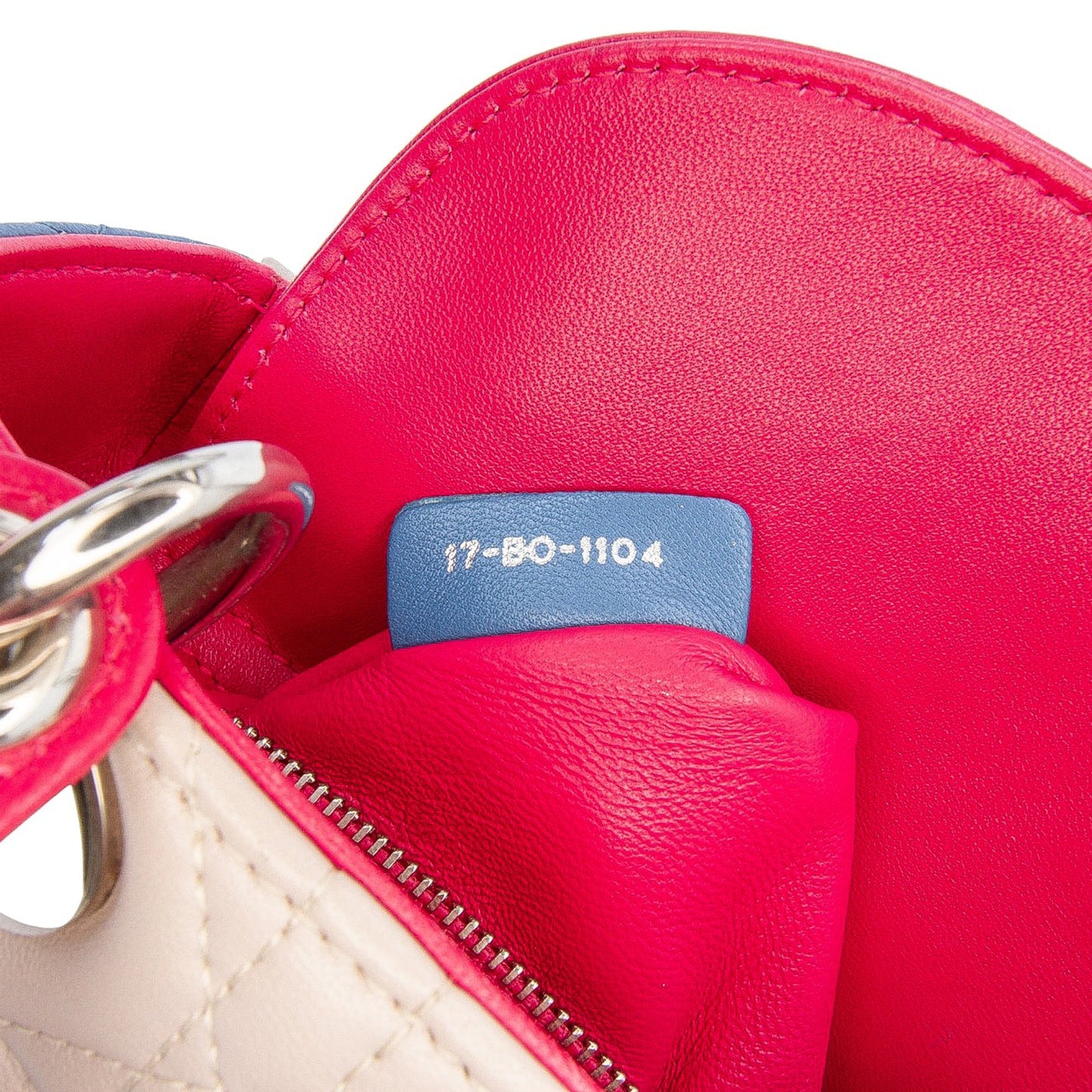 Dior Mini Tricolor Lambskin Cannage Lady Dior